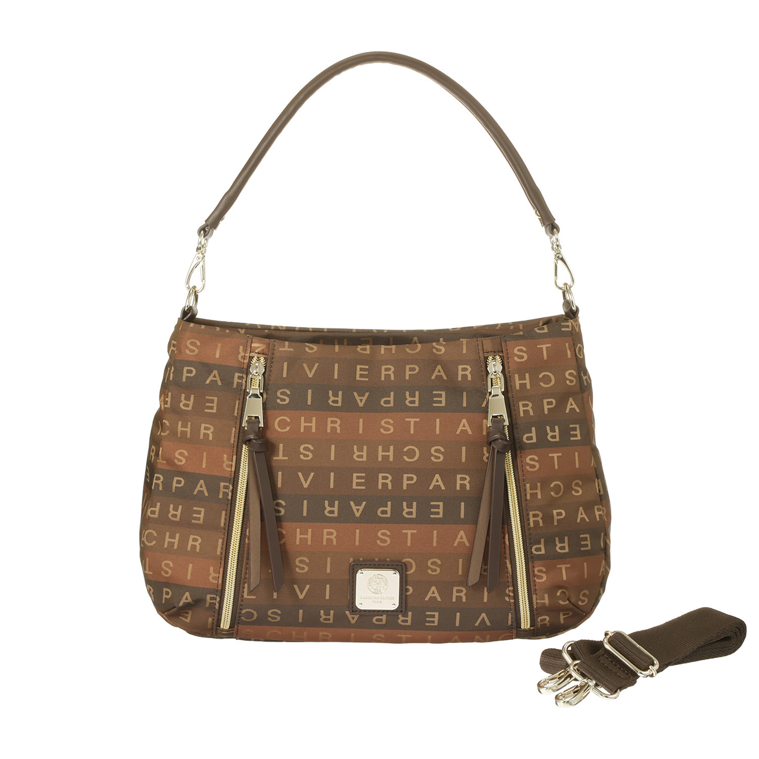 クリスチャン　オリビエ ショップチャンネル デビュー１５周年 はっ水 グラデーションジャガード ２ウェイハンドバッグ