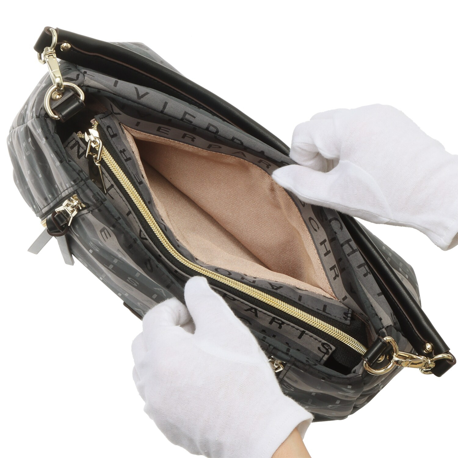 クリスチャン　オリビエ ショップチャンネル デビュー１５周年 はっ水 グラデーションジャガード ２ウェイハンドバッグ