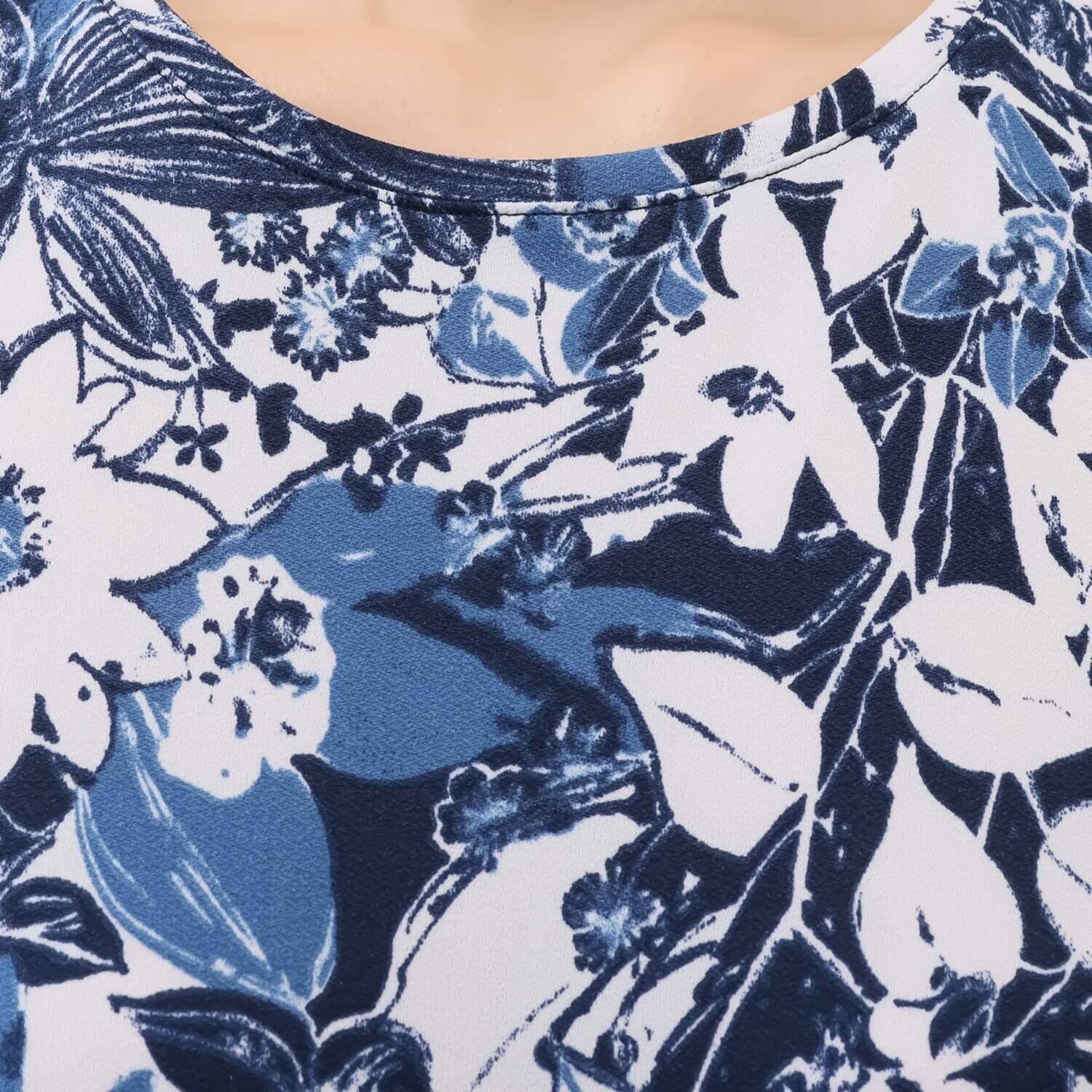 ダジュール 快適ストレッチ素材 コクーンシルエット ワンピース