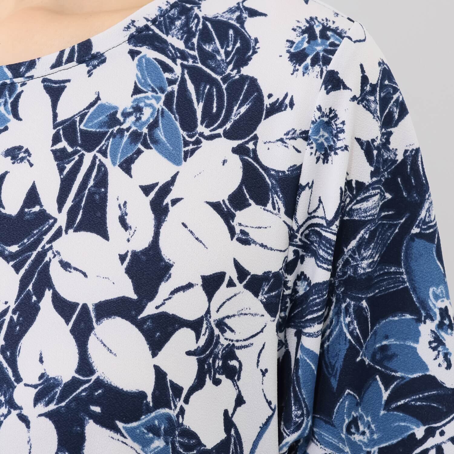 ダジュール 快適ストレッチ素材 コクーンシルエット ワンピース