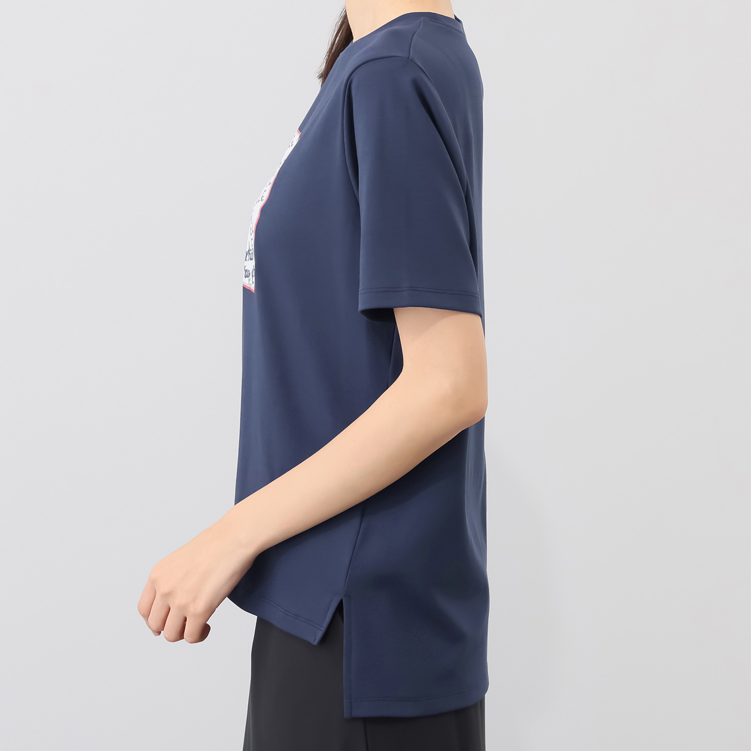 エル　ステュディオ コットン混 サマーＴシャツ