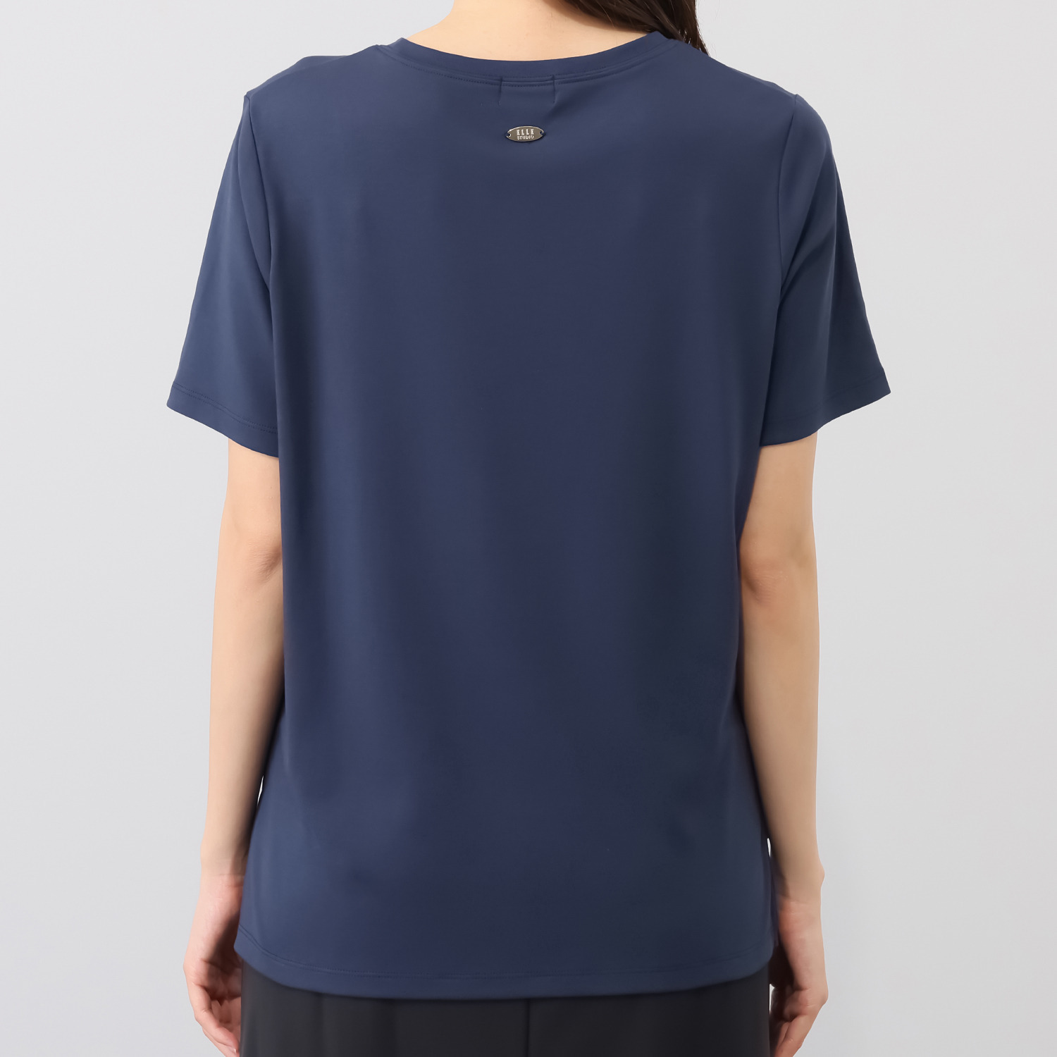 エル　ステュディオ コットン混 サマーＴシャツ