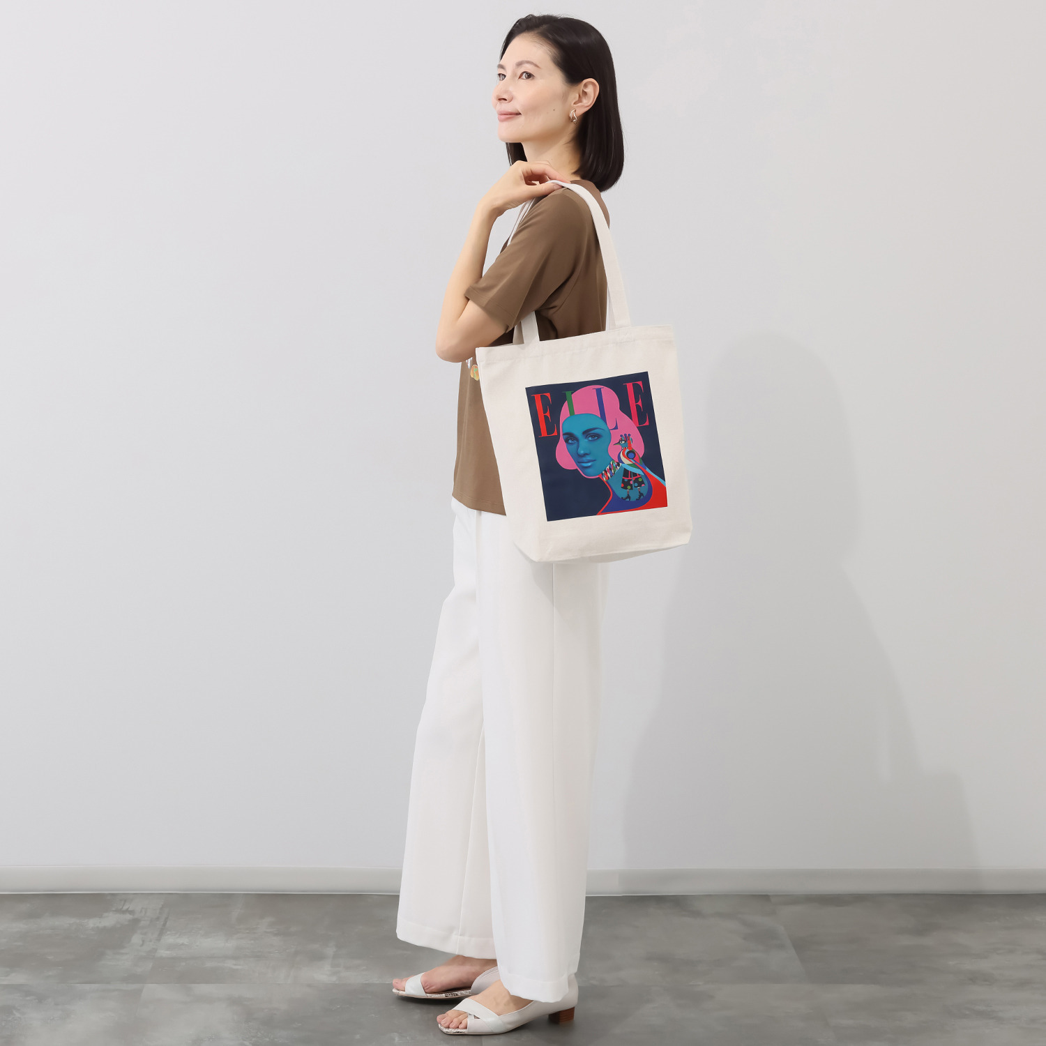 エル　ステュディオ ＥＬＬＥ８０周年記念 アーティストグラフィック トートバッグ