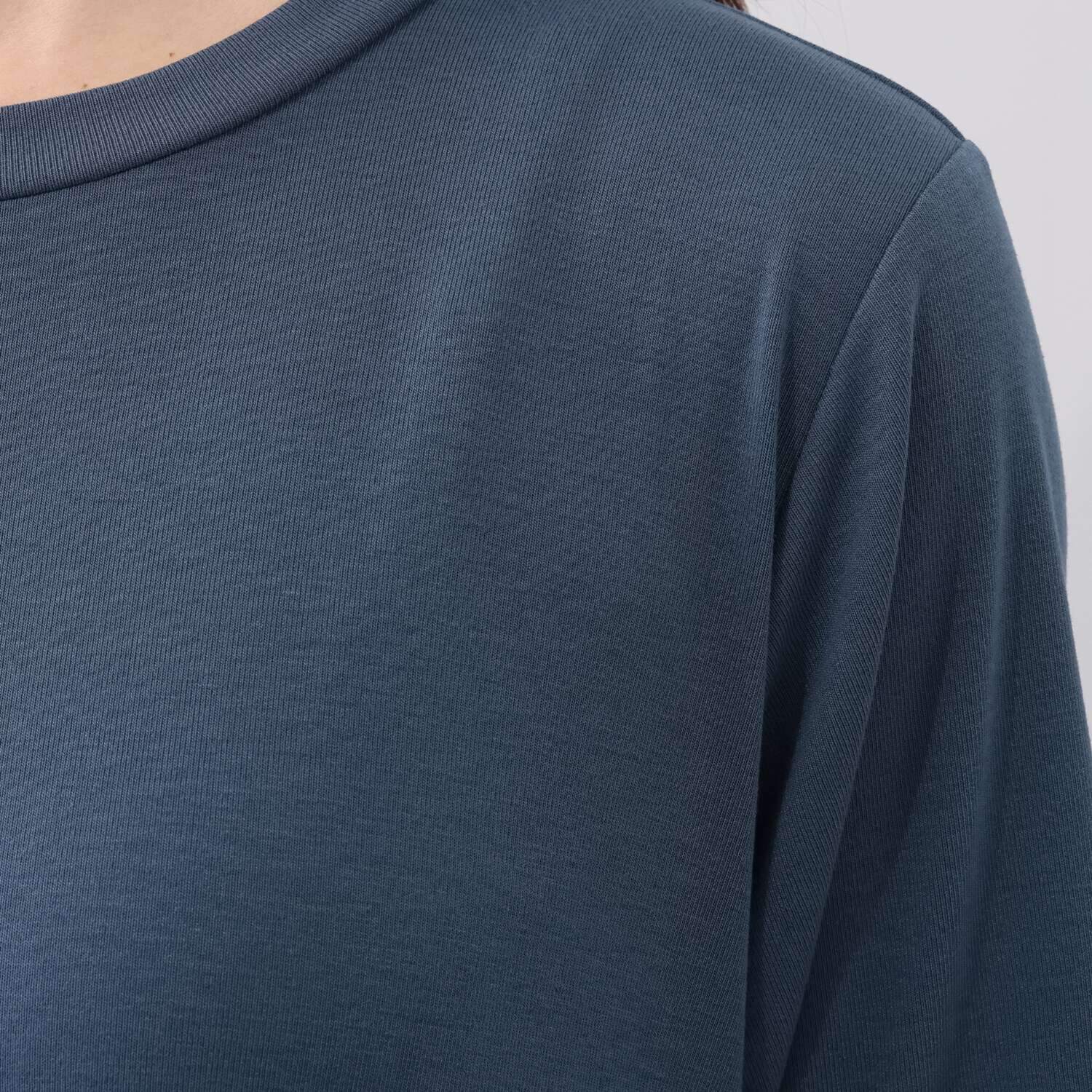 シルバーミントシュガー 柔らかカットソー 裾たっぷりティアード 半袖ワンピース