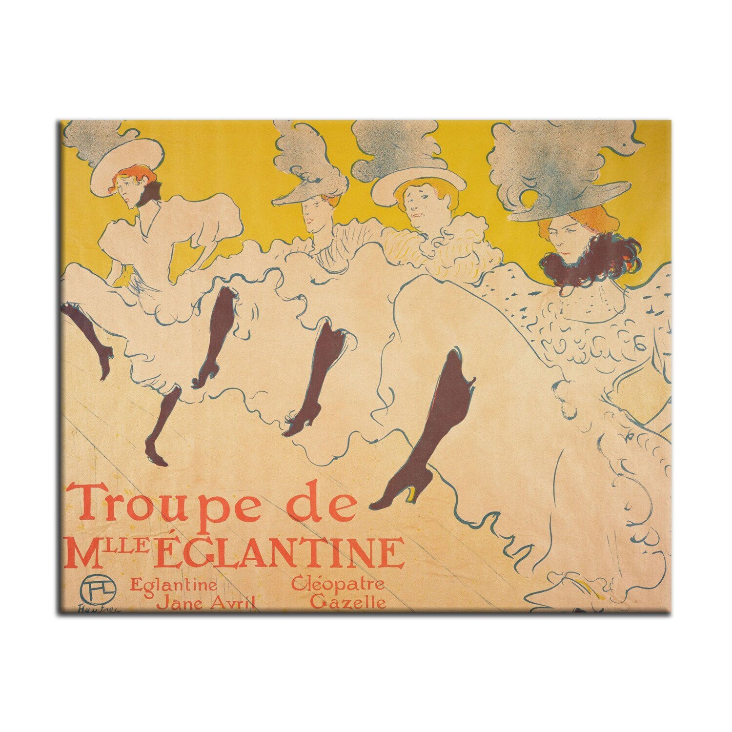 インテリアアート エグランティーヌ嬢一座 ＜約２２×２７ｃｍ＞