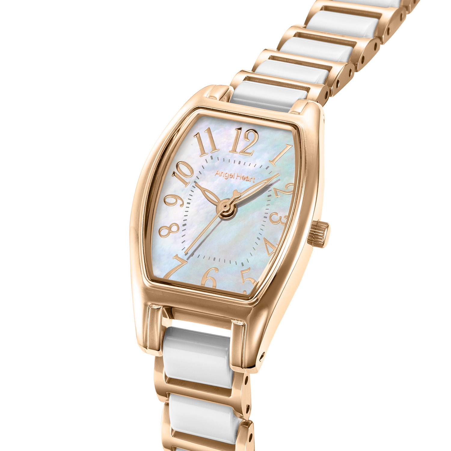 エンジェルハート ラブスポーツ トノーフェイス ソーラーウォッチ ＜ローズゴールドカラー＞