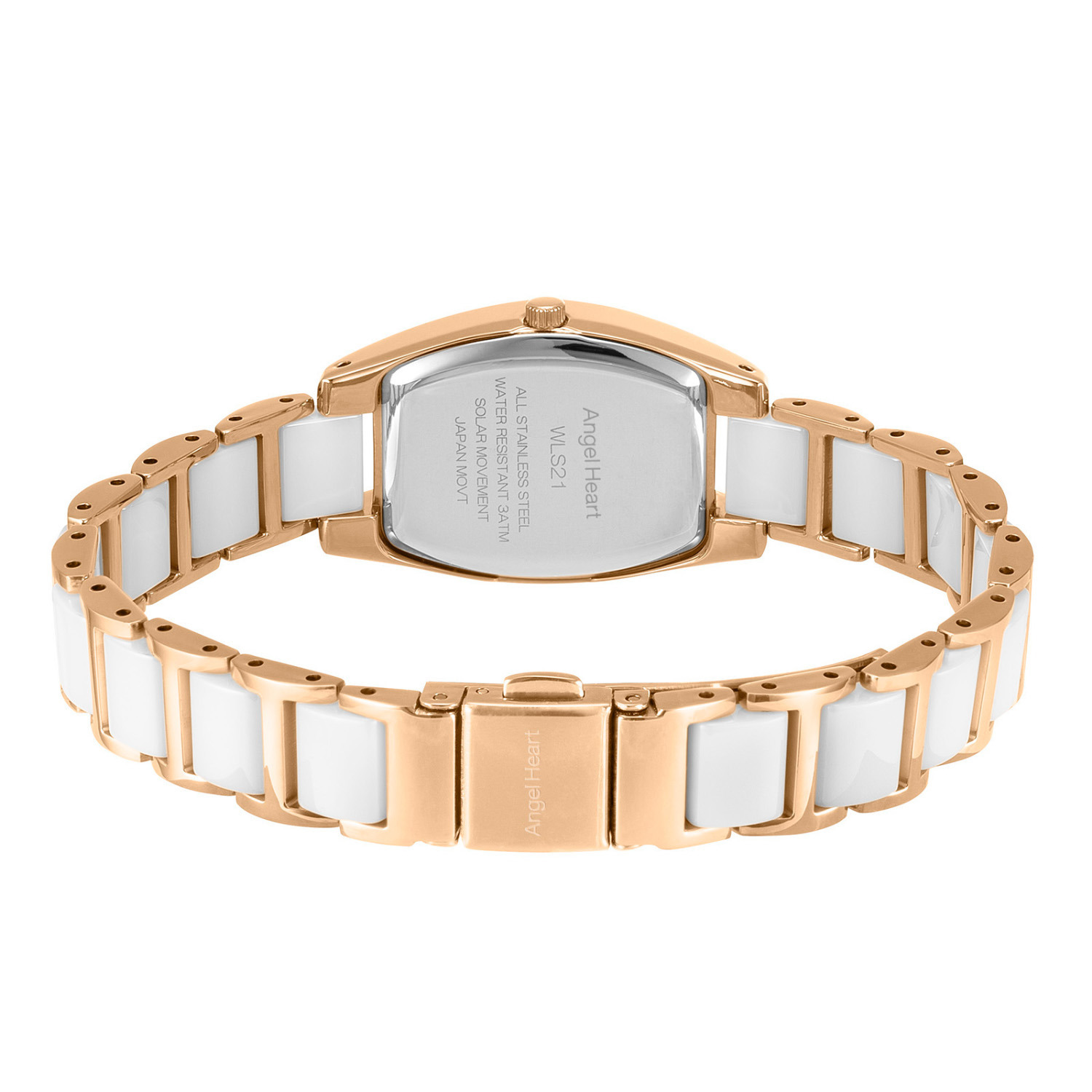 エンジェルハート ラブスポーツ トノーフェイス ソーラーウォッチ ＜ローズゴールドカラー＞