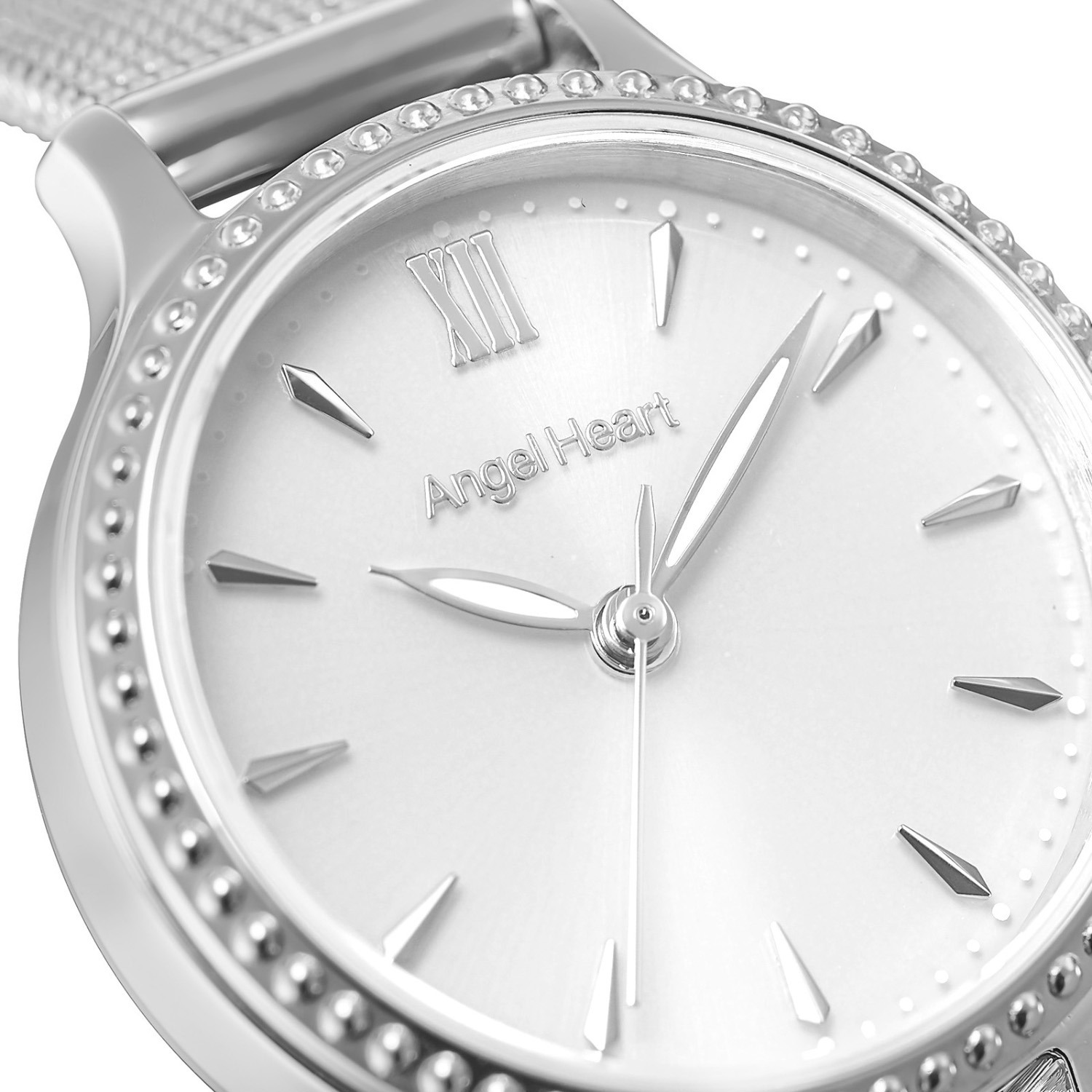 エンジェルハート トゥインクルタイム ＣＺ ラウンドフェイス ソーラーウォッチ ＜シルバーカラー＞