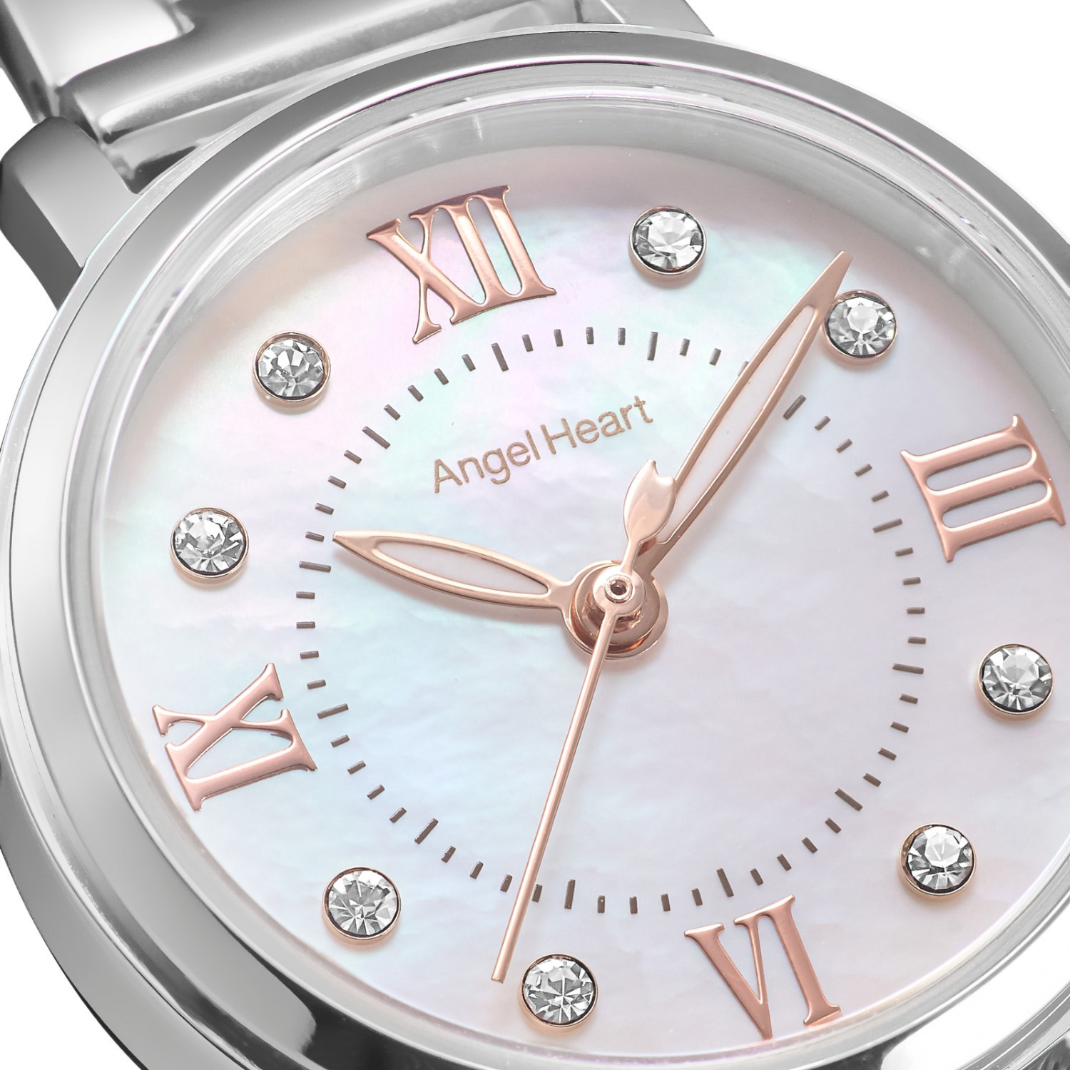 エンジェルハート サクラタイム ＣＺ ラウンドフェイス ソーラーウォッチ ＜シルバーカラー＞