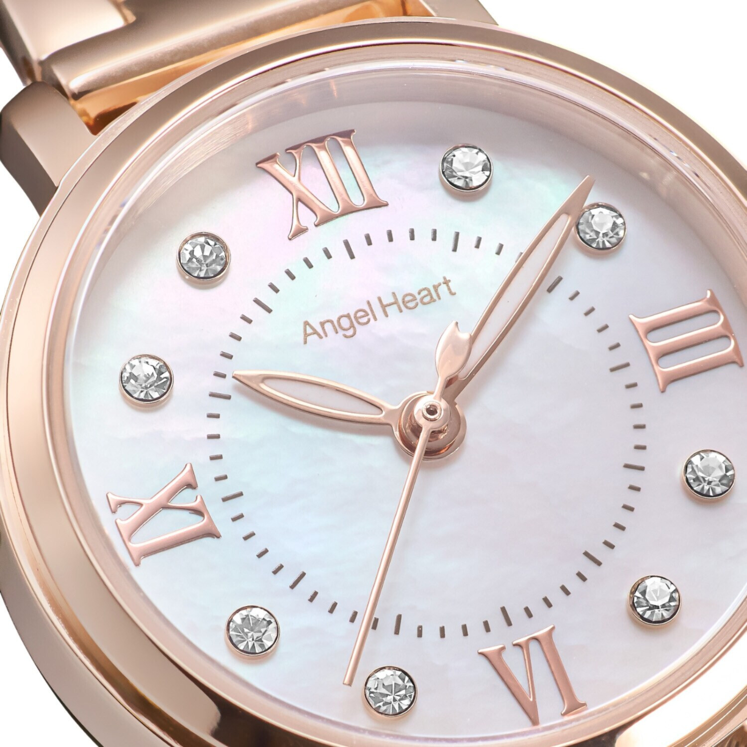 エンジェルハート サクラタイム ＣＺ ラウンドフェイス ソーラーウォッチ ＜ローズゴールドカラー＞