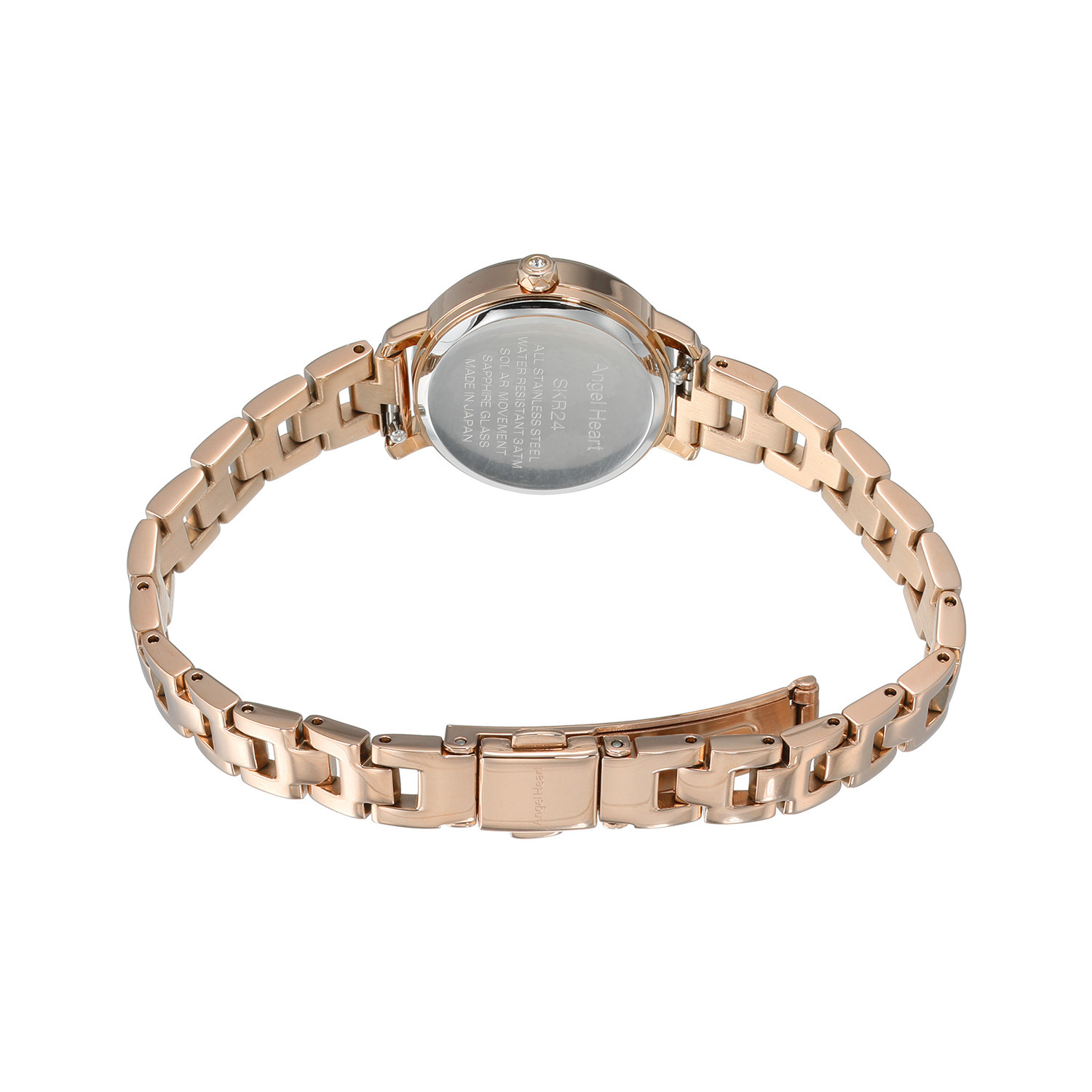 エンジェルハート サクラタイム ＣＺ ラウンドフェイス ソーラーウォッチ ＜ローズゴールドカラー＞