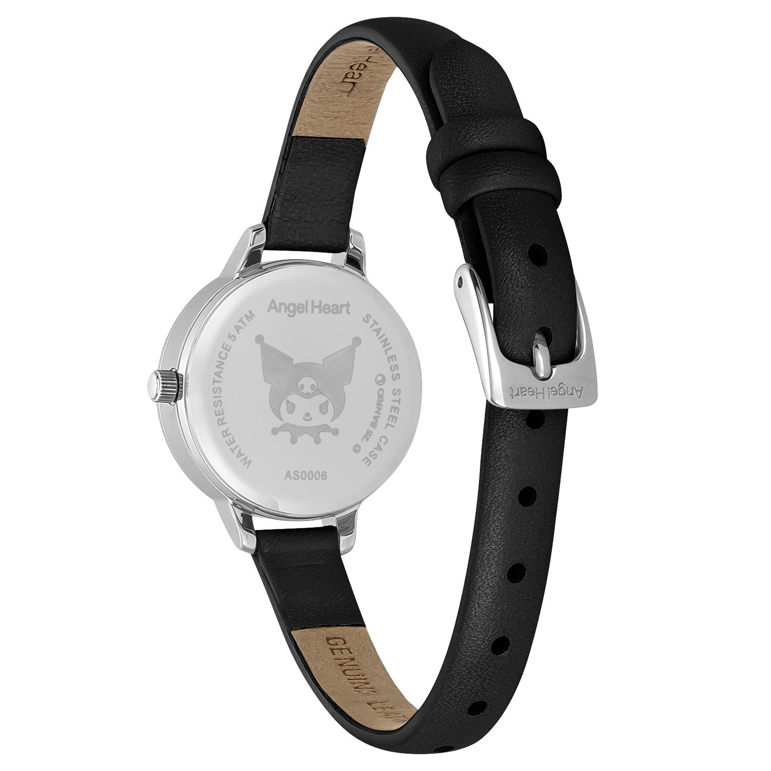 エンジェルハート ラウンドフェイス レザーベルト コラボレーションウォッチ ＜クロミ＞