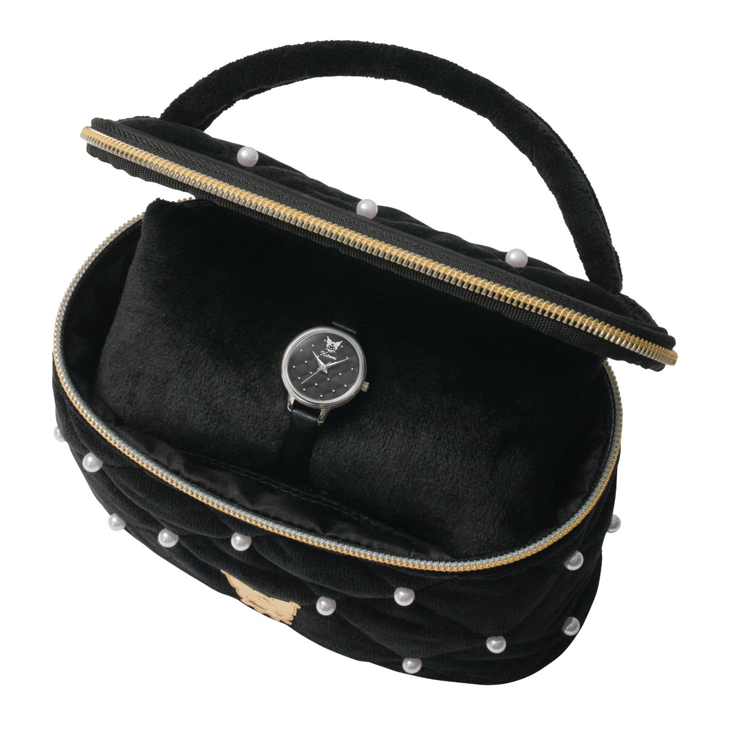 エンジェルハート ラウンドフェイス レザーベルト コラボレーションウォッチ ＜クロミ＞