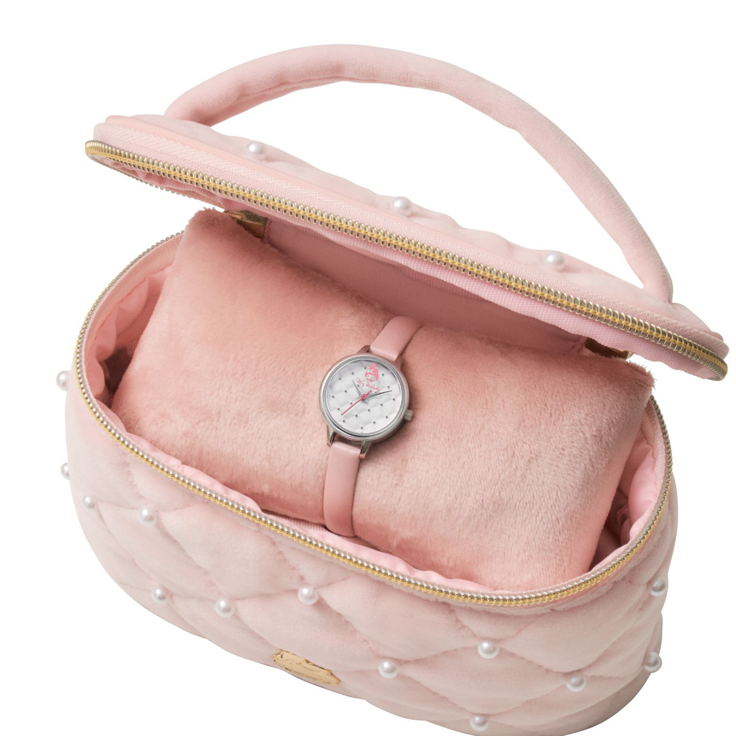 エンジェルハート ラウンドフェイス レザーベルト コラボレーションウォッチ ＜マイメロディ＞