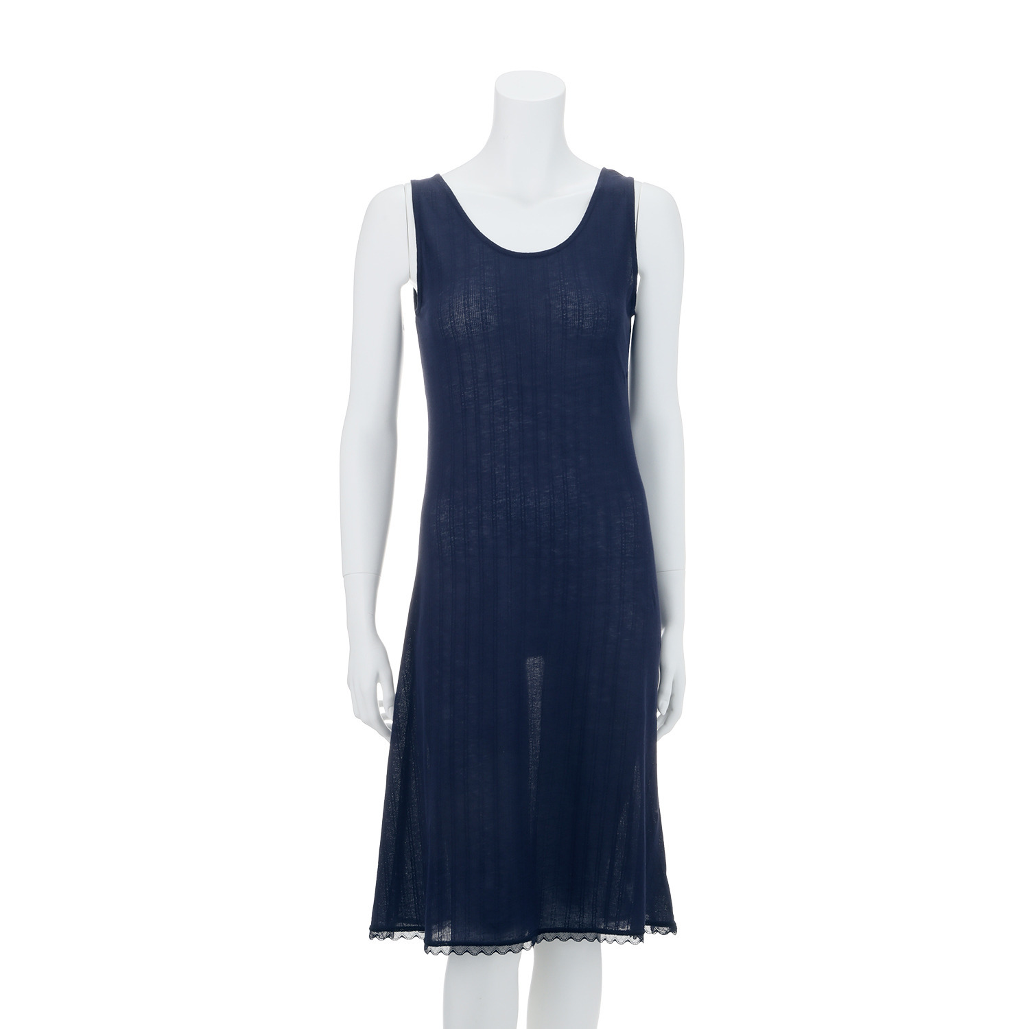 ジュエル 抗菌防臭・綿１００％ エアリーなメッシュ ロングスリップ ３枚セット