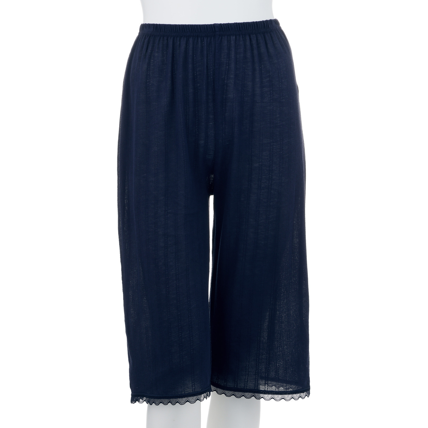 ジュエル 抗菌防臭・綿１００％ エアリーなメッシュ ロングペチパンツ ３枚セット