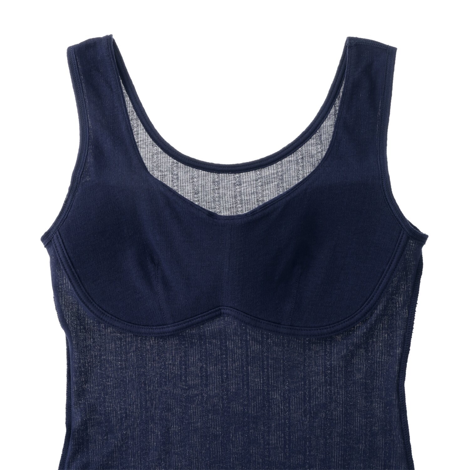 ジュエル 抗菌防臭・綿１００％ エアリーなメッシュ カップ付ロングスリップ ３枚セット