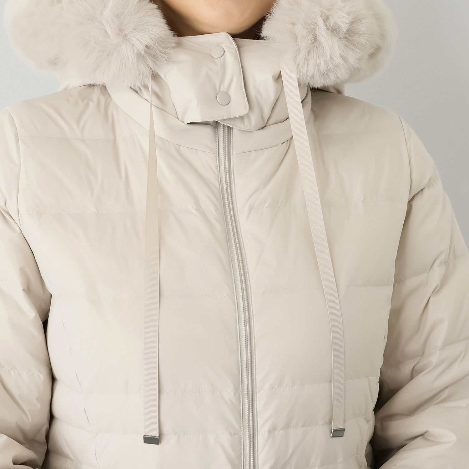 メルヴェイユ　ヴァント エコファー付 はっ水　軽量 リバーシブル ダウンコート