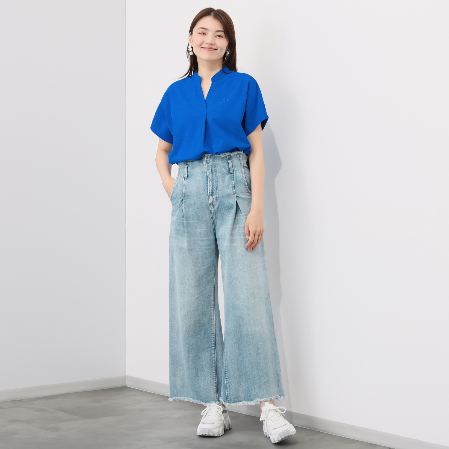 フィラ ＵＶカット・吸水速乾 フレンチスリーブ チュニックシャツ