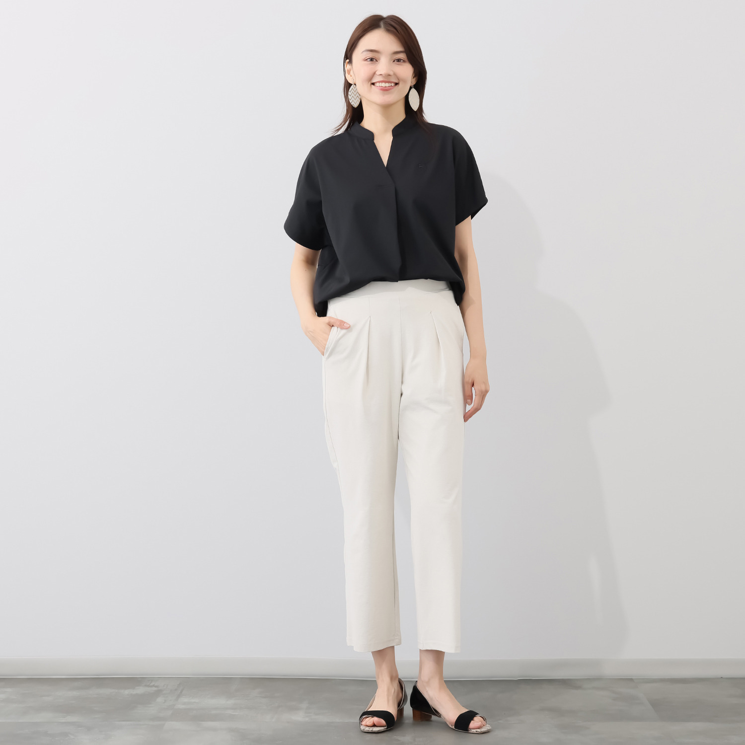 フィラ ＵＶカット・吸水速乾 フレンチスリーブ チュニックシャツ