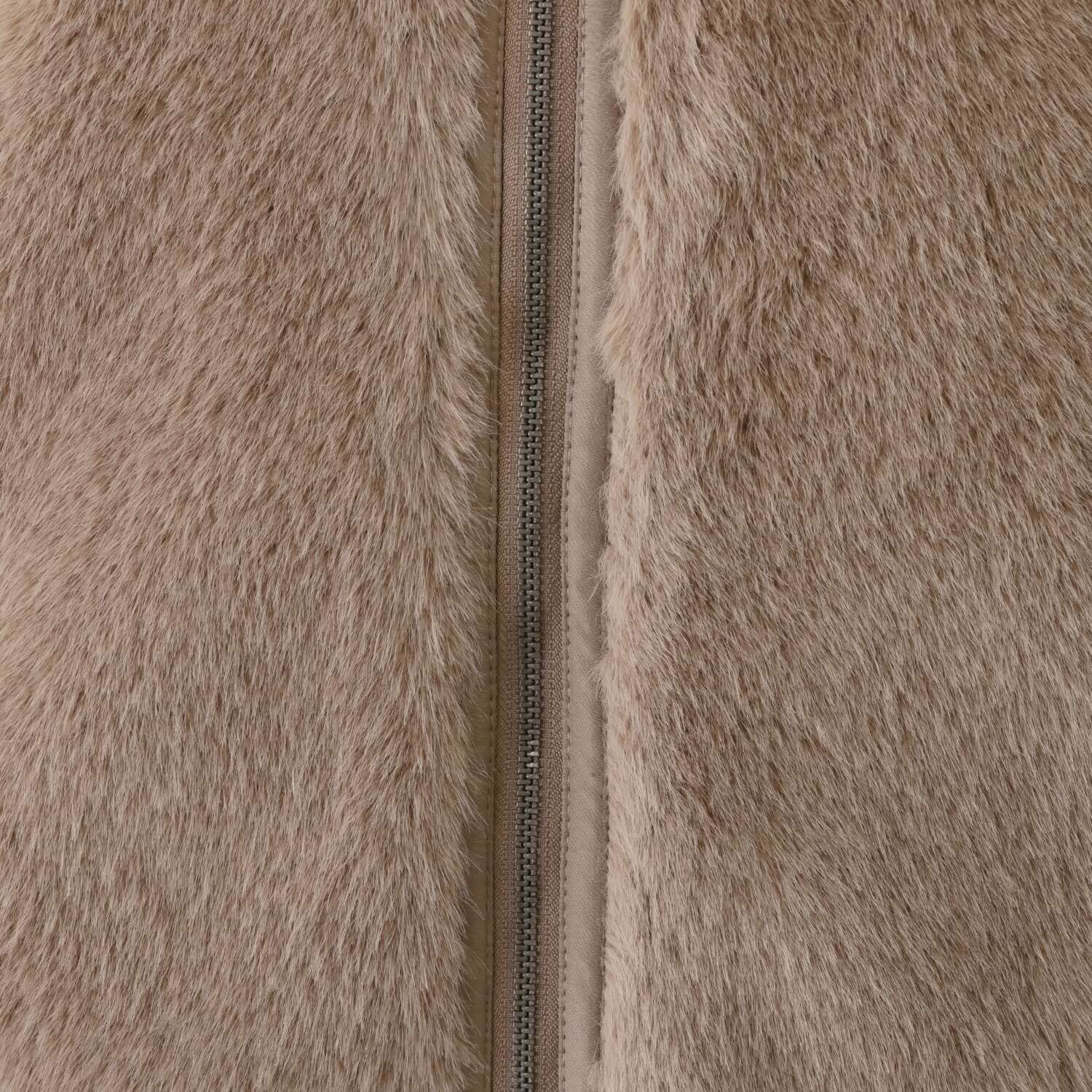 元町ゼラール 着回し抜群で大活躍！ フェイクファーベスト付 はっ水＆軽量ストレッチ ダブルフロントコート