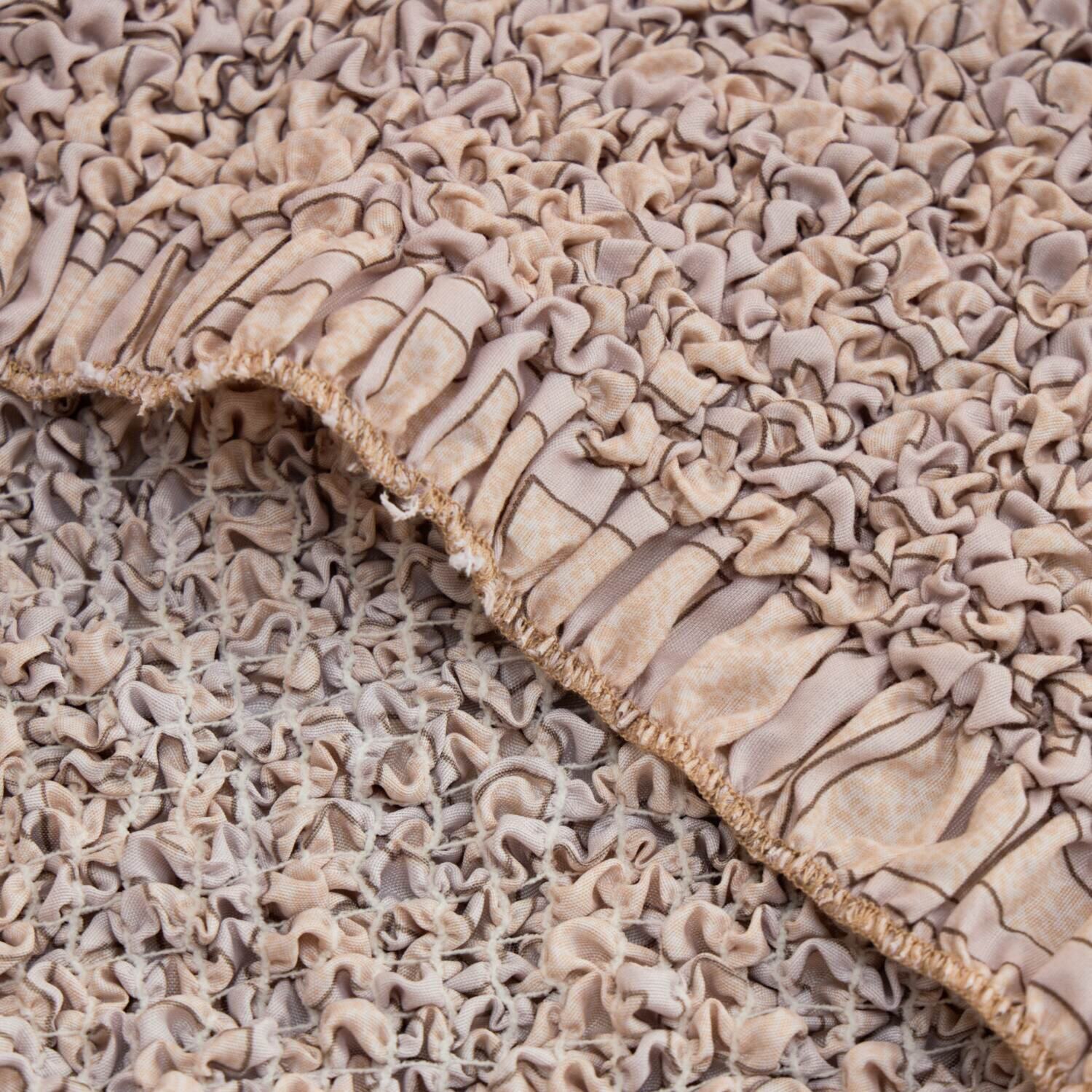 イタリア製 縦・横・ななめに伸びて ぴったりフィット シャーリングソファカバー ＜４人掛け＞