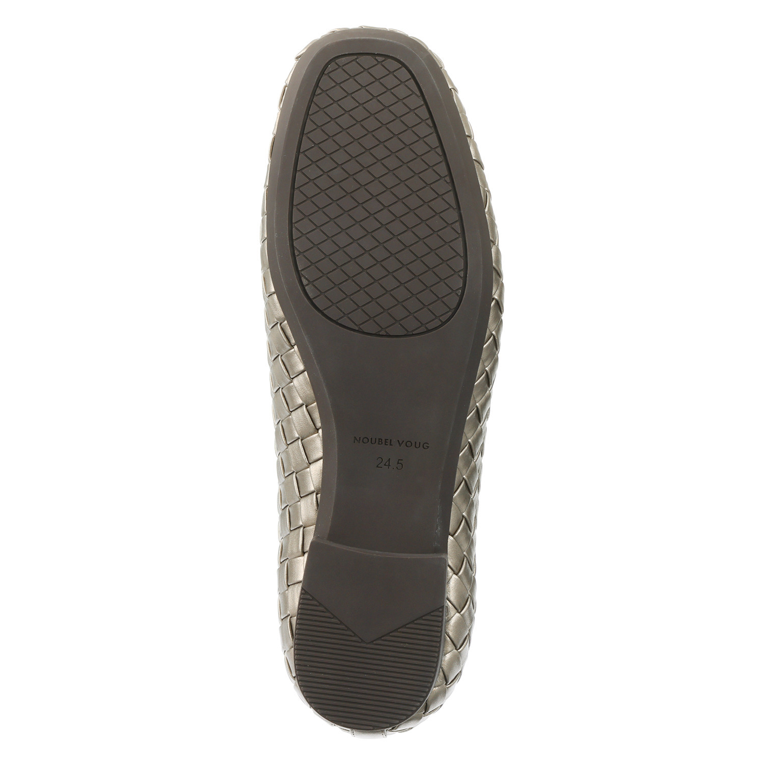 ヌーベルヴォーグ リュクスライン ソフトメッシュ 曲がるソールで楽ちん フラットシューズ