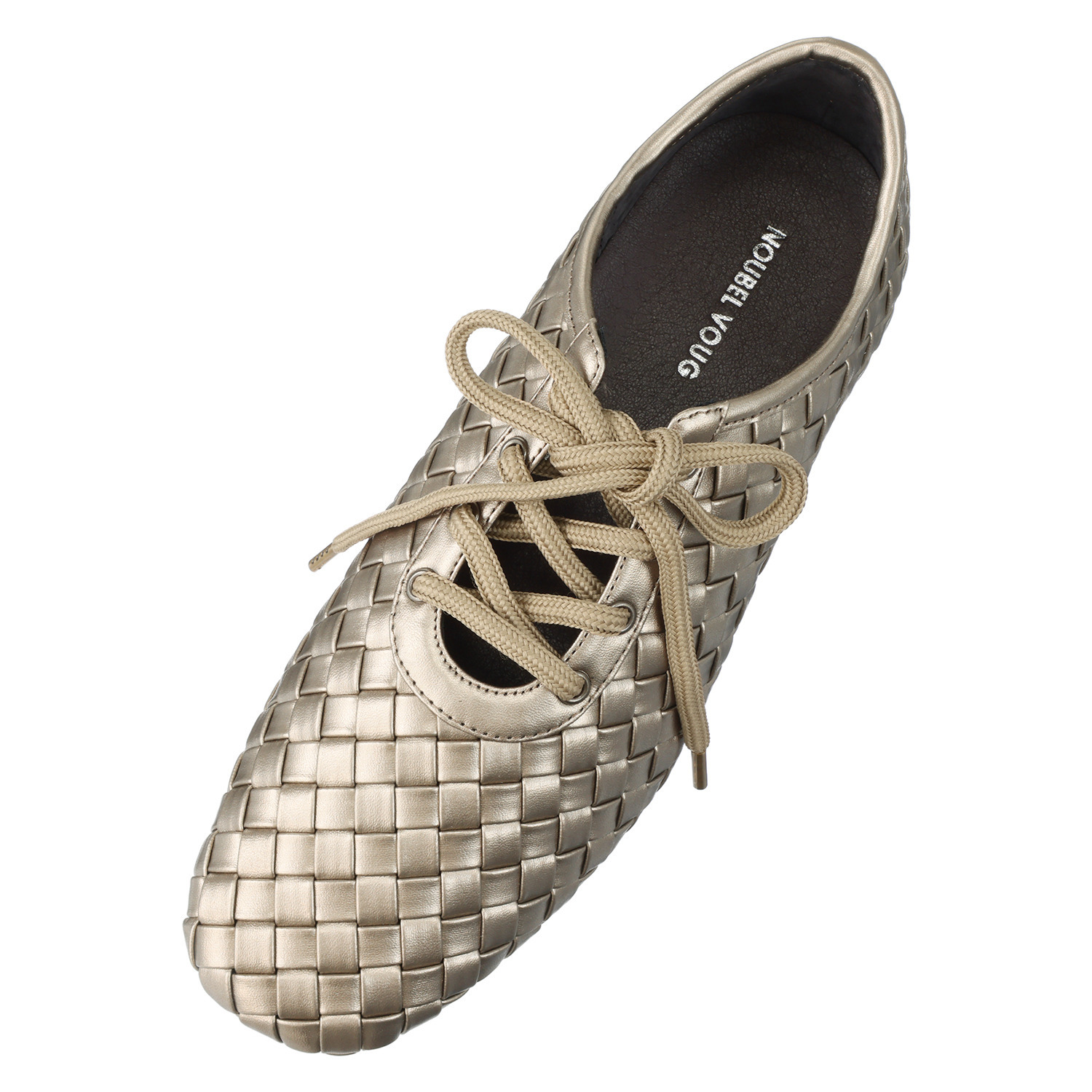 ヌーベルヴォーグ リュクスライン ソフトメッシュ 曲がるソールで楽ちん フラットシューズ