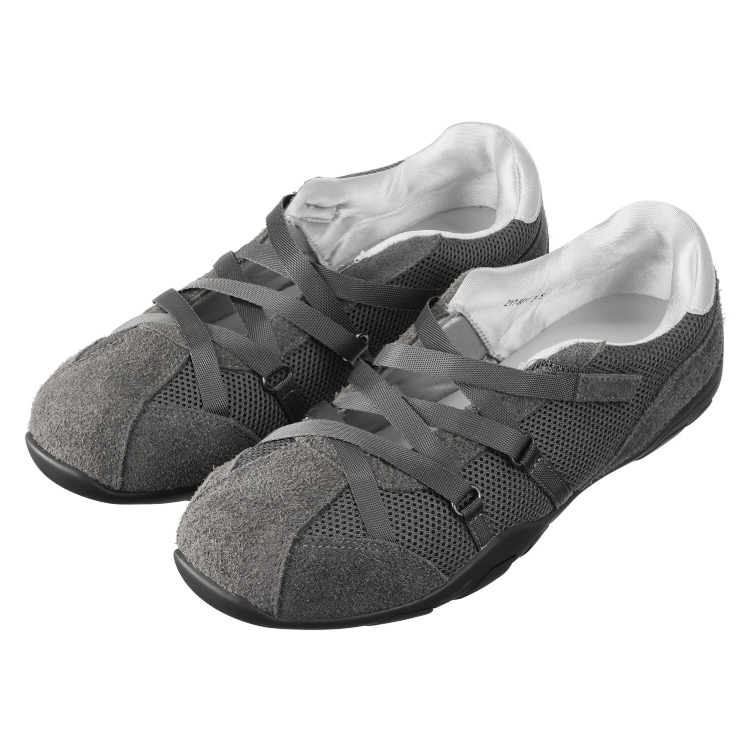 ヌーベルヴォーグ リュクスライン 至福の履き心地 トレンドをど真ん中 牛革バレリーナスニーカー