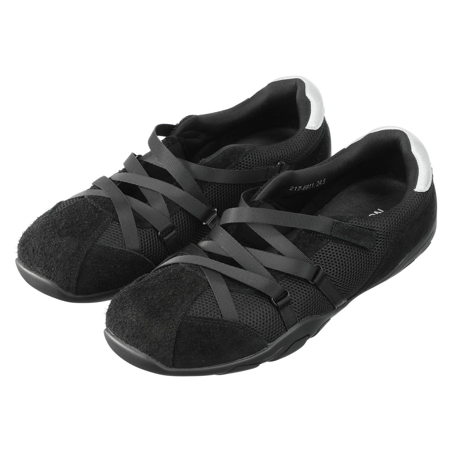 ヌーベルヴォーグ リュクスライン 至福の履き心地 トレンドをど真ん中 牛革バレリーナスニーカー