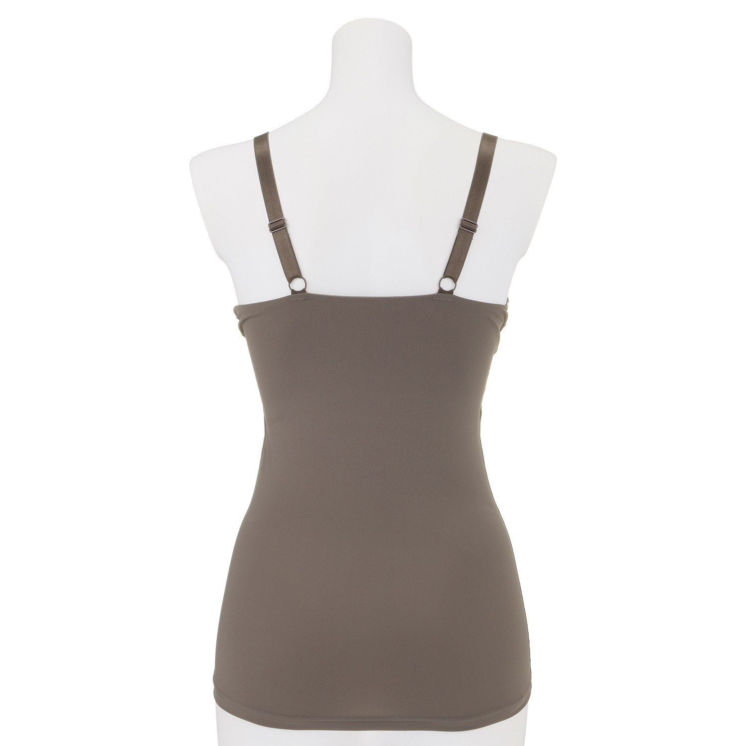 きれいになろう！ 静電気防止加工 樹脂入りモールド バストメイクブラキャミ ２枚セット