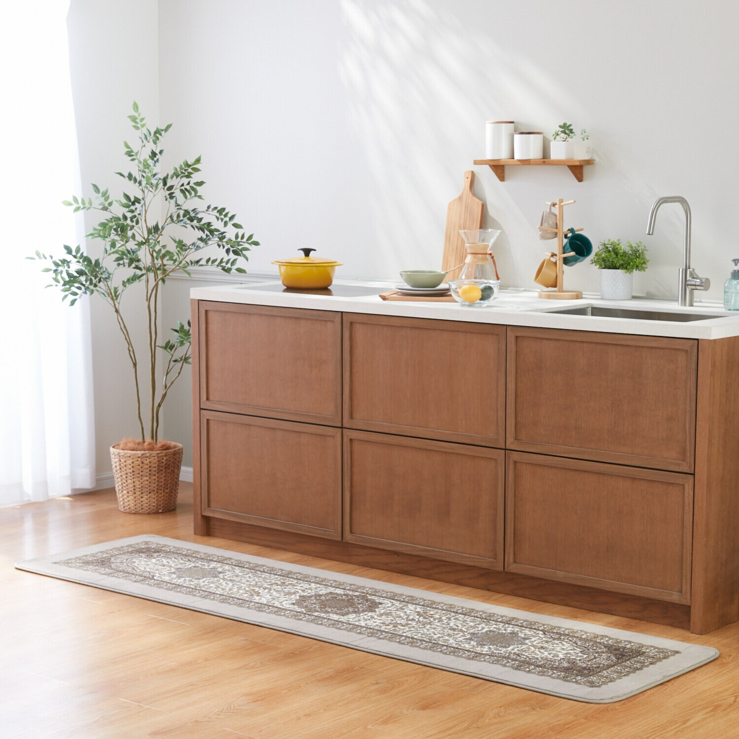 大津毛織 洗える、軽量、あたたかい 吸湿発熱ホットテックス ロングマット