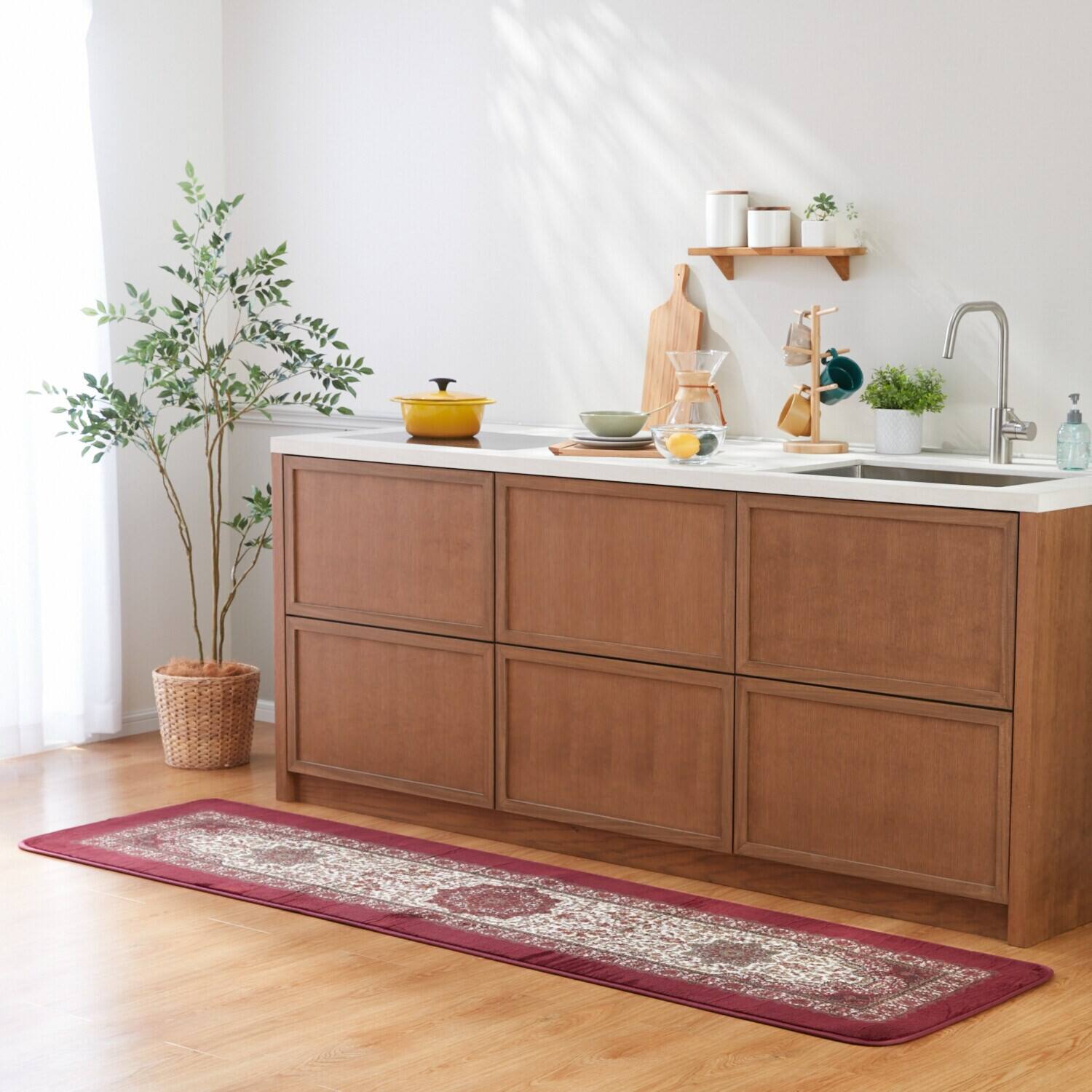 大津毛織 洗える、軽量、あたたかい 吸湿発熱ホットテックス ロングマット