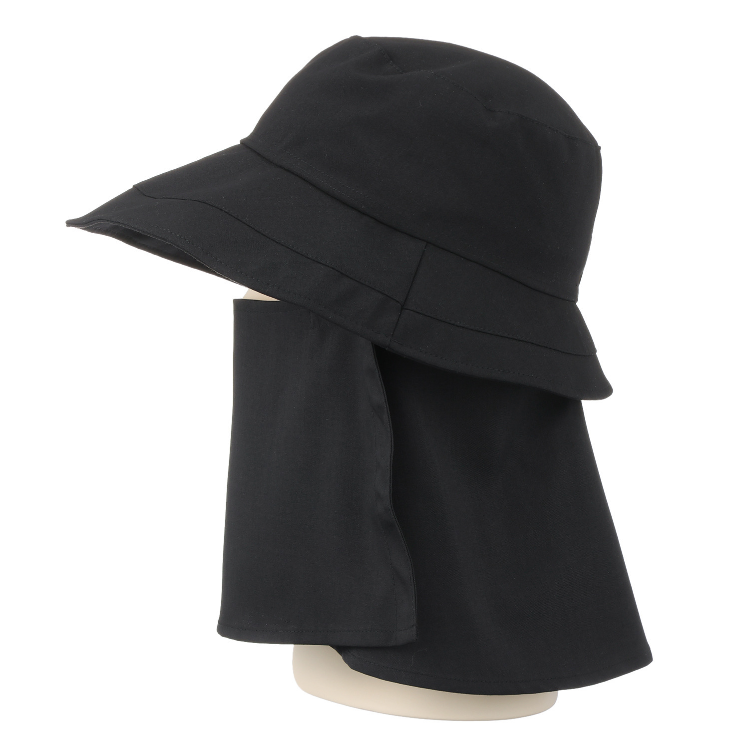 遮光・ＵＶカット フェイスカバー付 ハット