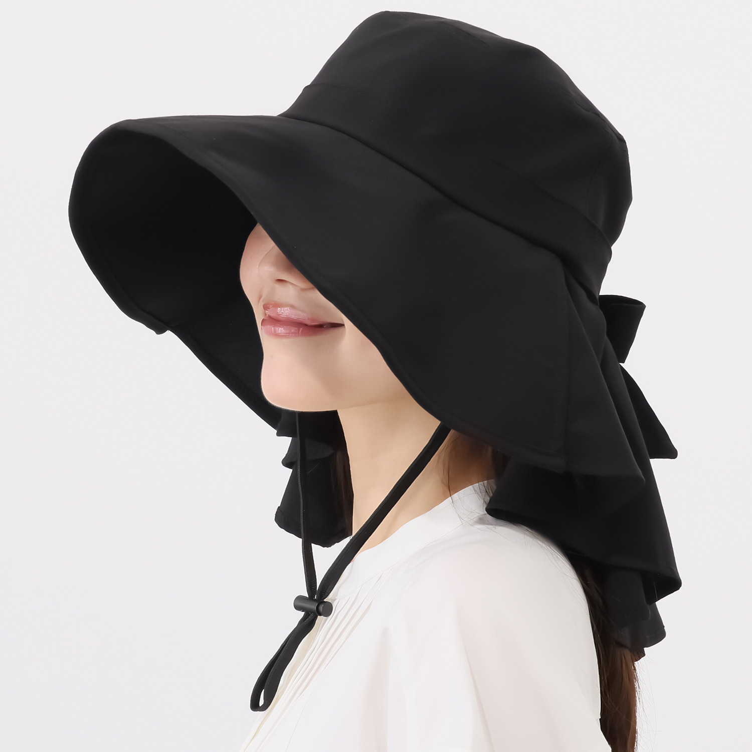遮光・ＵＶカット フリルハット