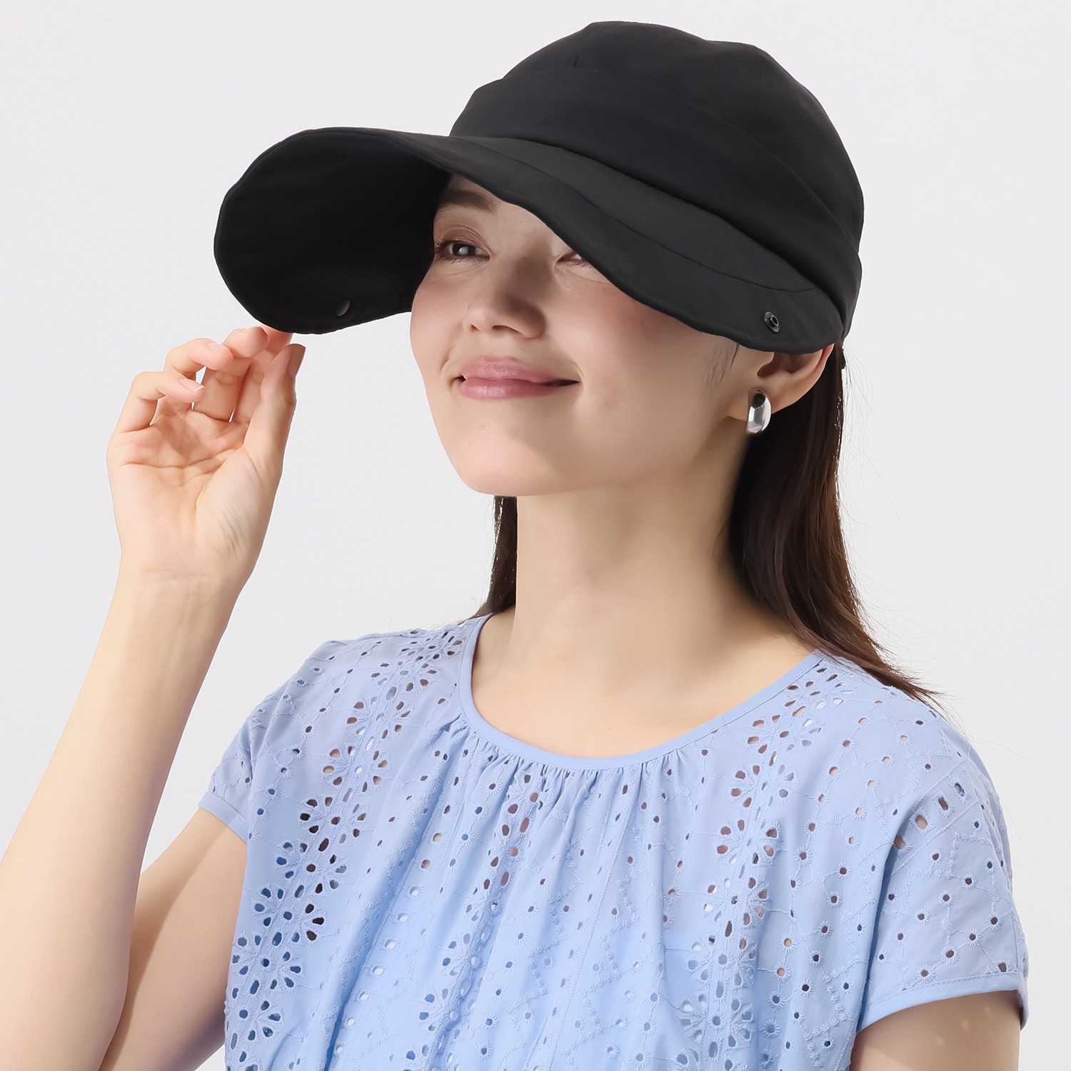 遮光・ＵＶカット ４ウェイバイザー キャップ