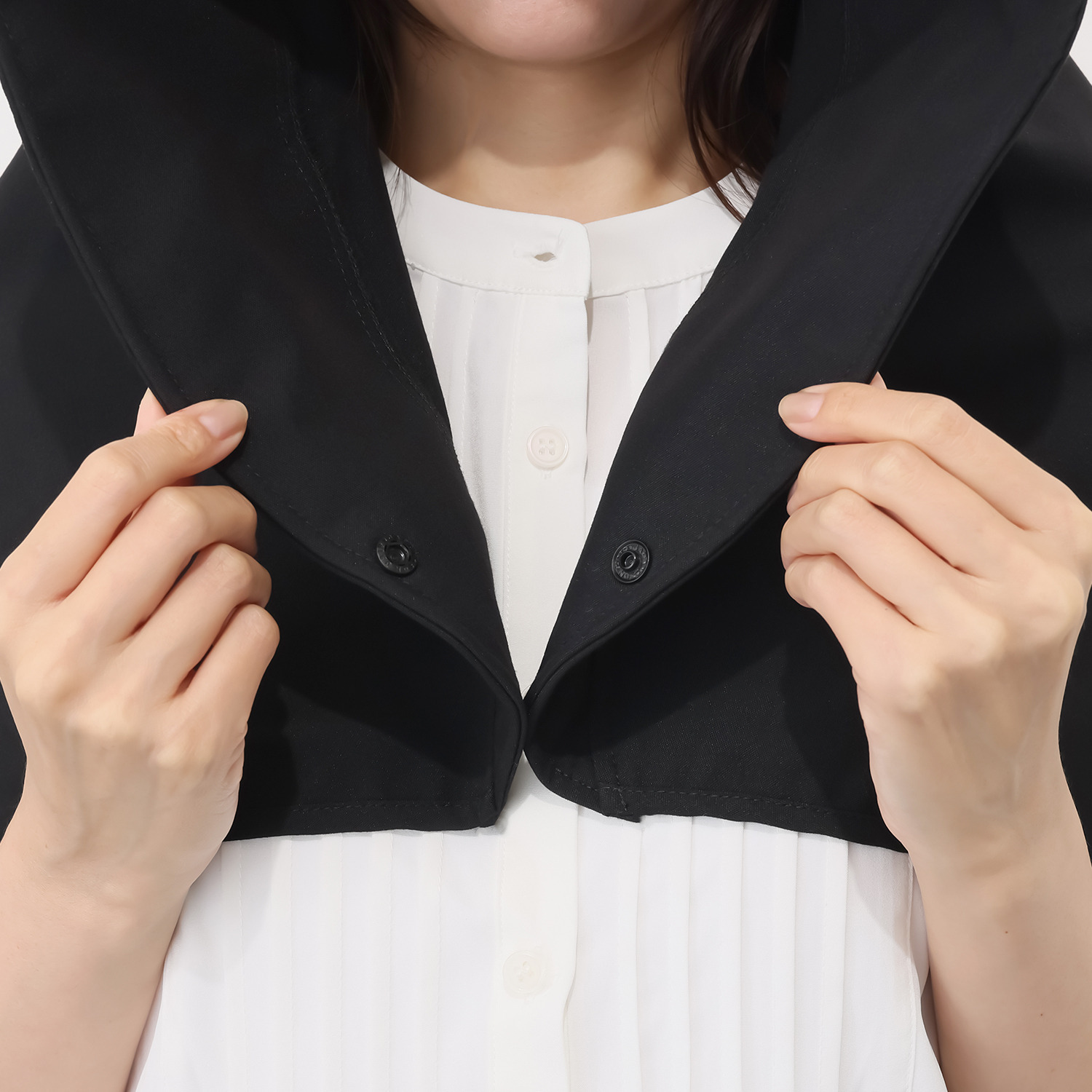 遮光・ＵＶカット フードケープ帽子