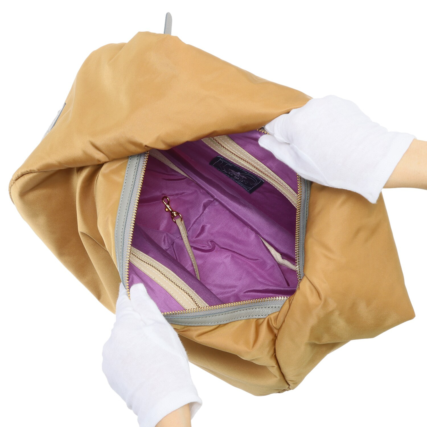 エーディーエムジェイ はっ水 イタリアンファブリック ワンショルダーバッグ