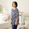 ＷＩＮＤ 高島ちぢみ ストレッチ楊柳 マーガレット柄パジャマ