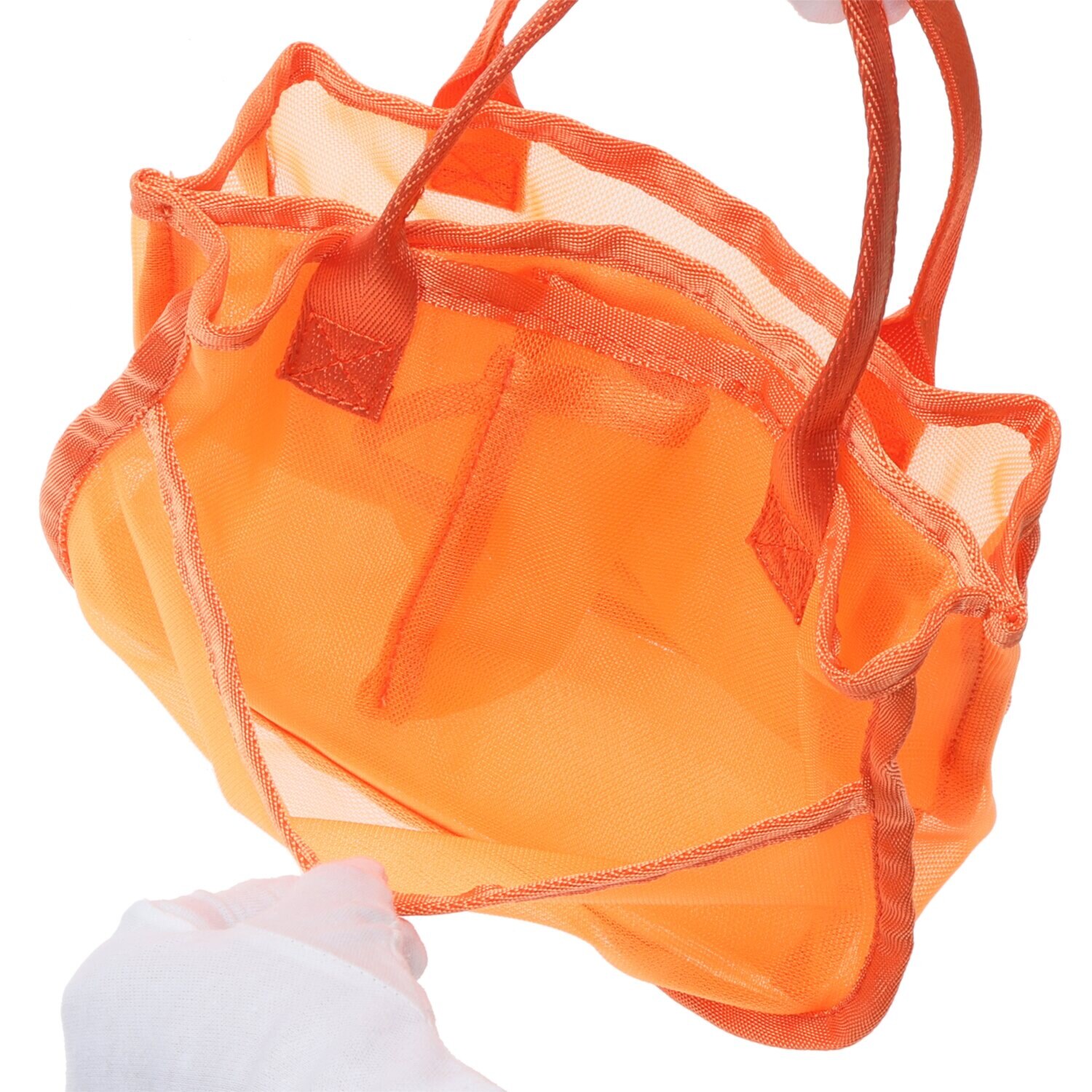 グッシオイタリー Ｈｅｌｌｏロゴメッシュ バッグインバッグ