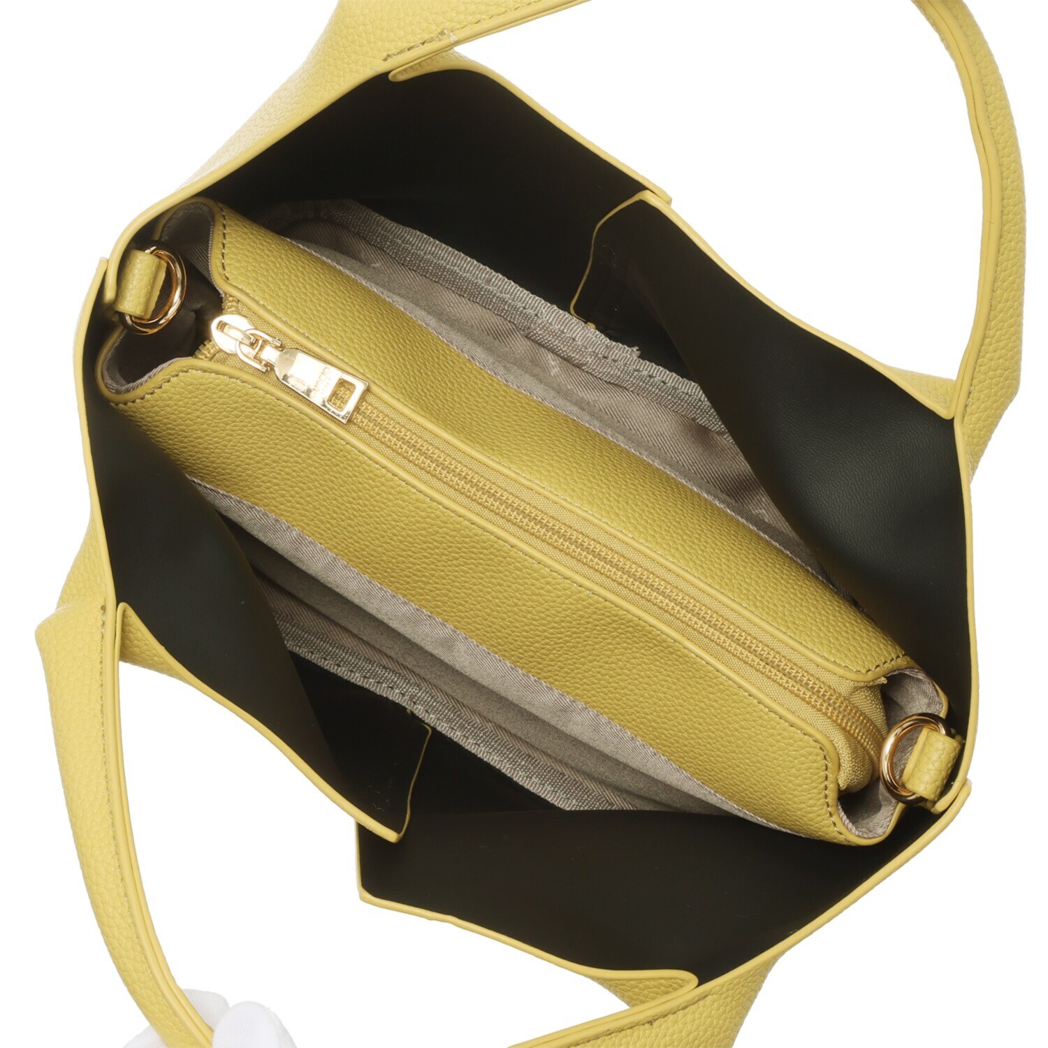 グッシオイタリー ポーチ付 ２ウェイ ミニハンドバッグ