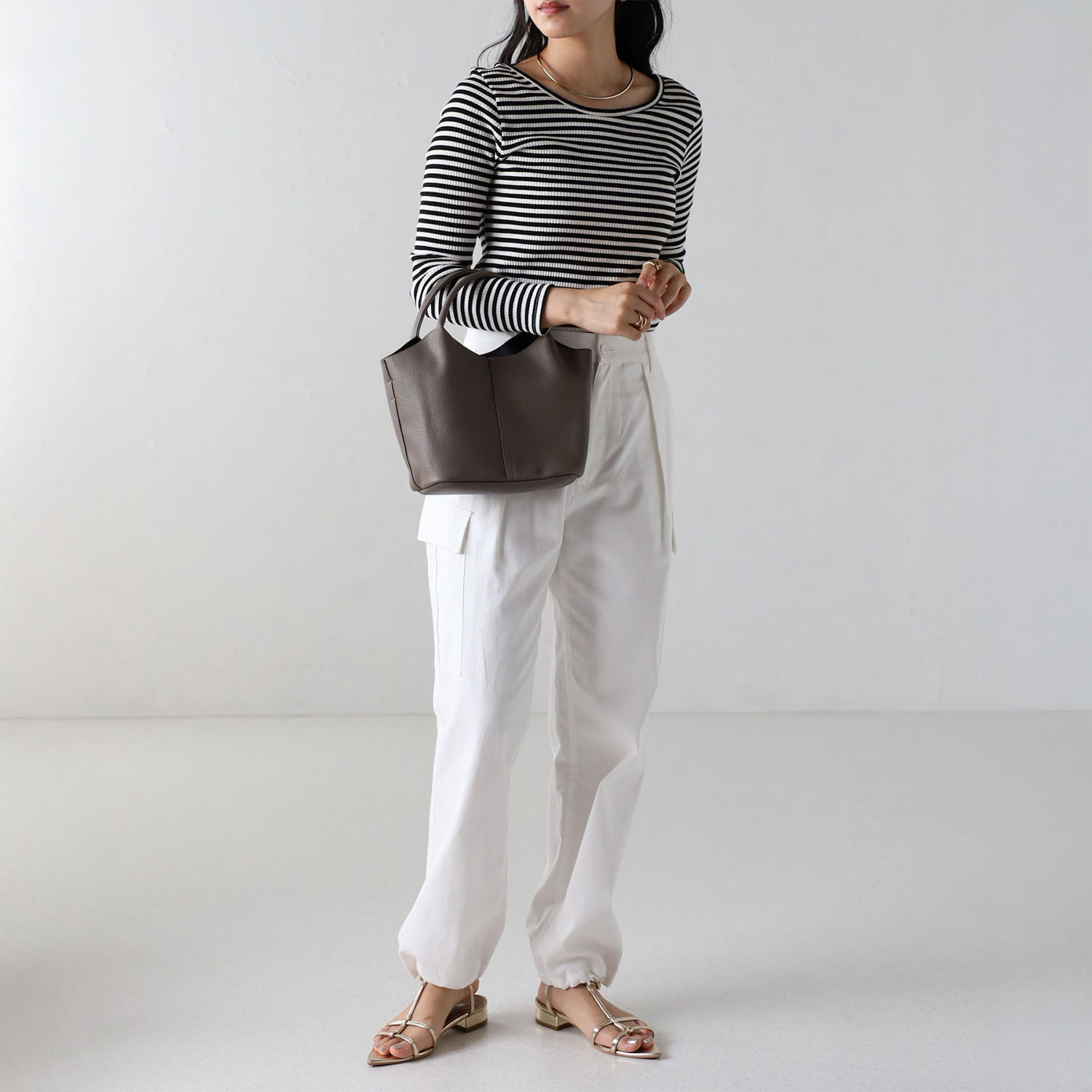 グッシオイタリー ポーチ付 ２ウェイ ミニハンドバッグ