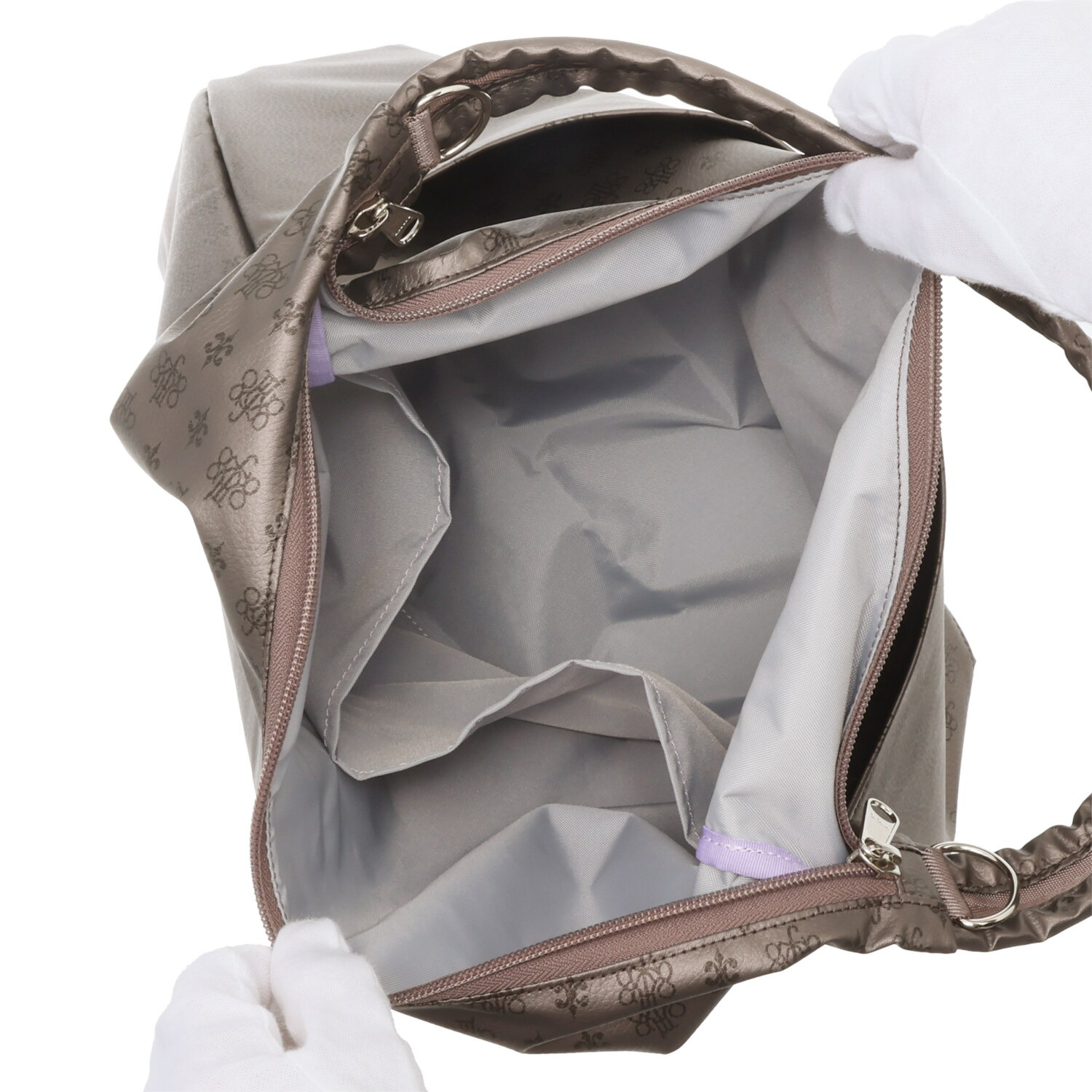 老舗ヤマト屋 ポリカーボネイト 薄合成皮革使用 超軽量・洗える ワンハンドルバッグ “ラビラビシリーズ”