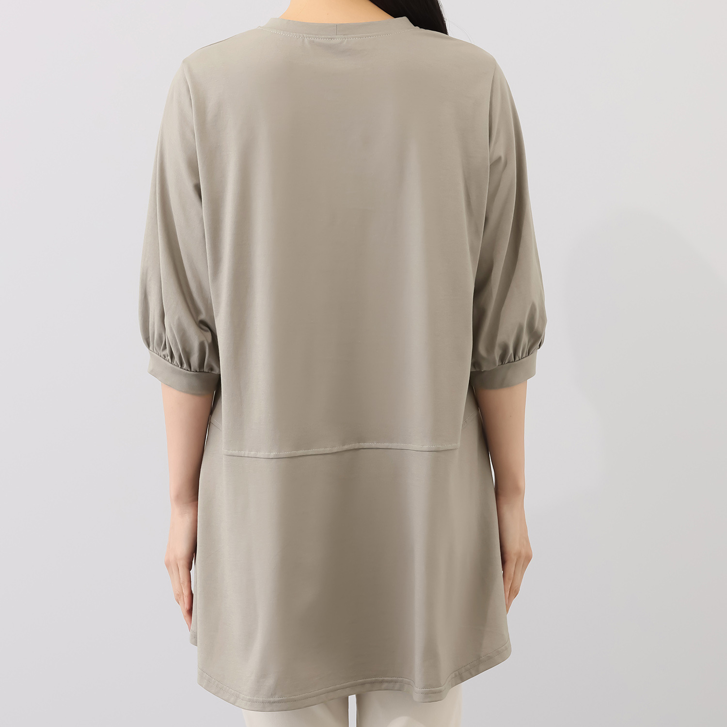 里麻 ロゴプリントチュニック