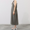 ヨウゾウカタブキ アシンメトリータック フロントファスナー ジャンパースカート