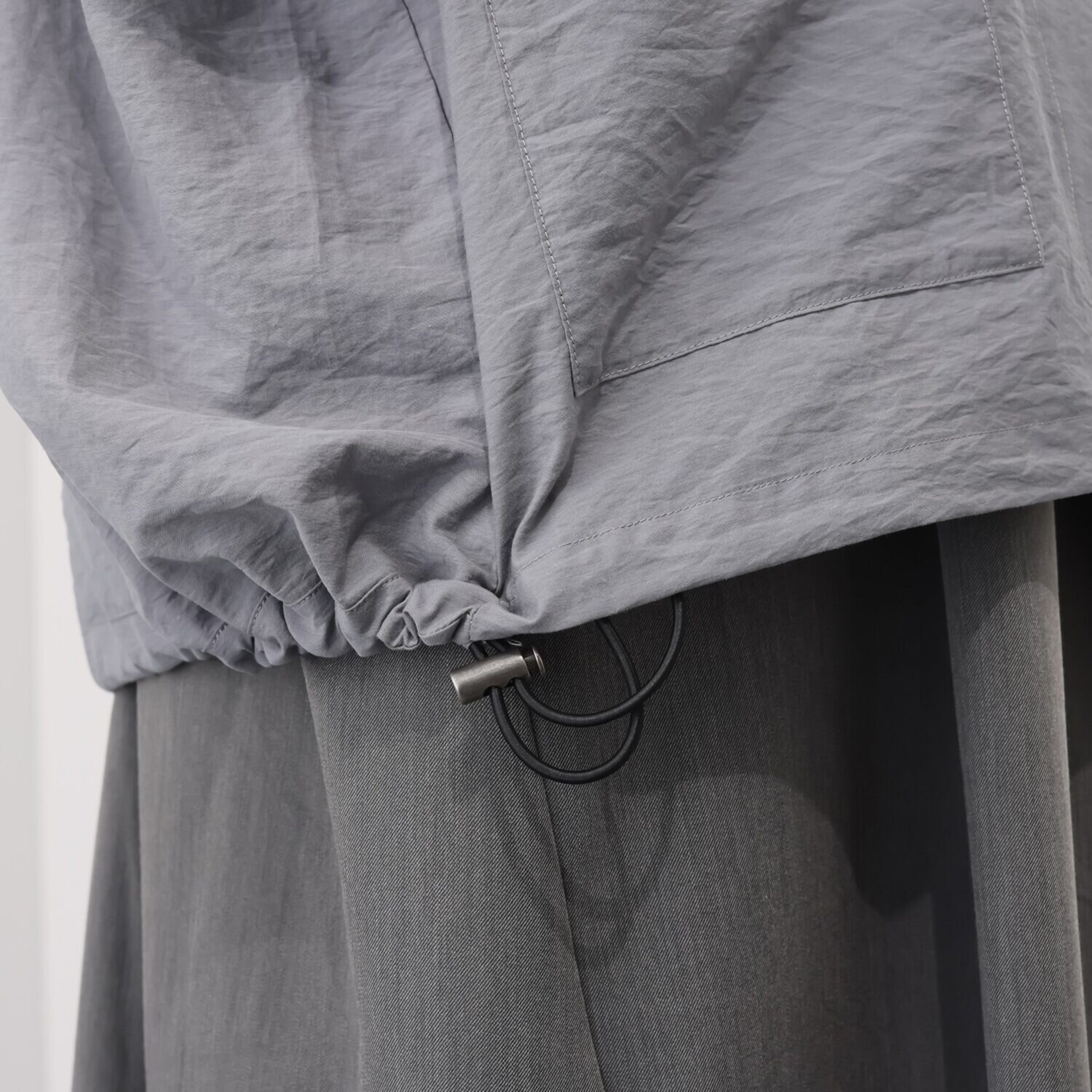 ヨウゾウカタブキ コットン混シアーボイル フォルムジャケット