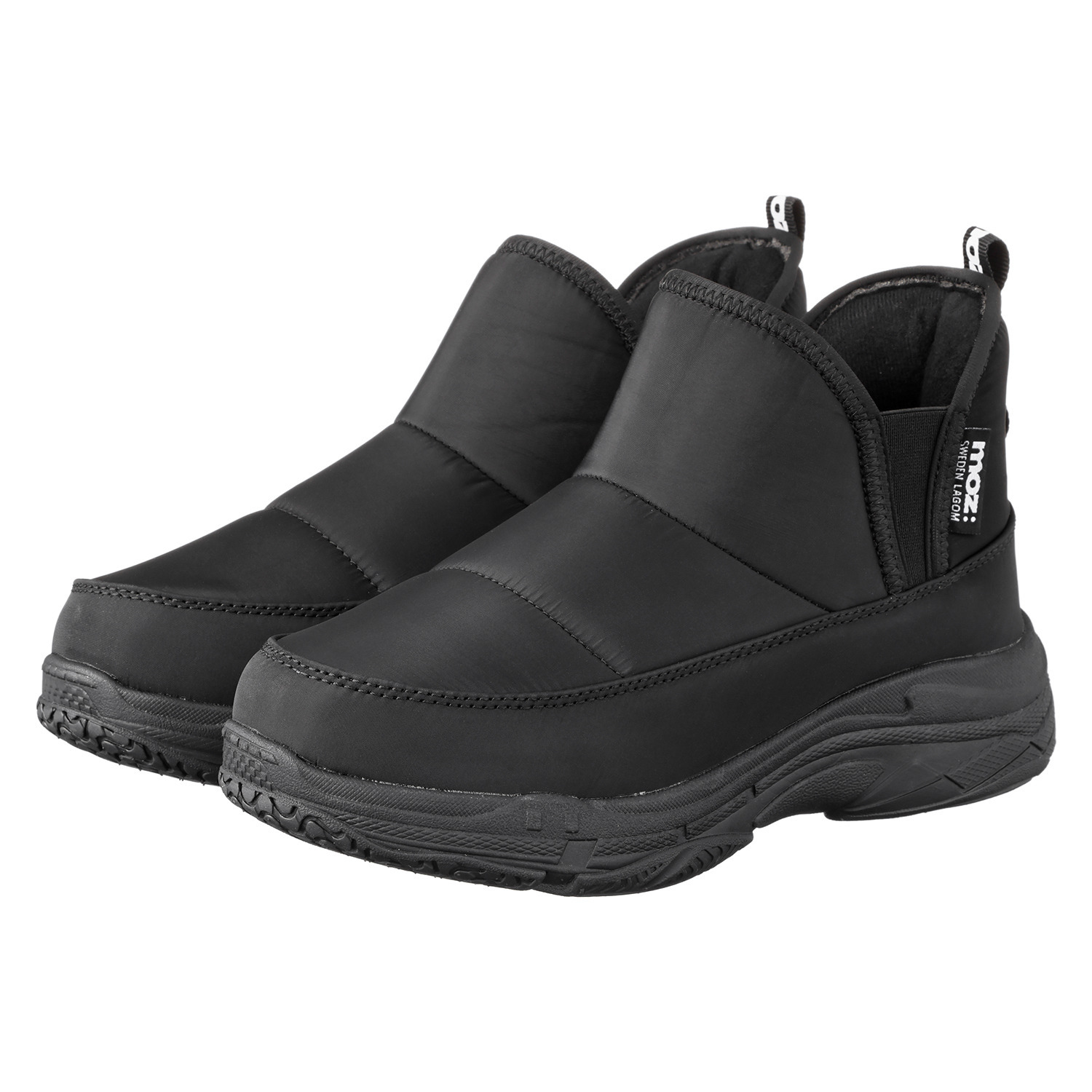 モズ はっ水・防水・軽量！ ワンステップで履ける らくらく快適ブーツ