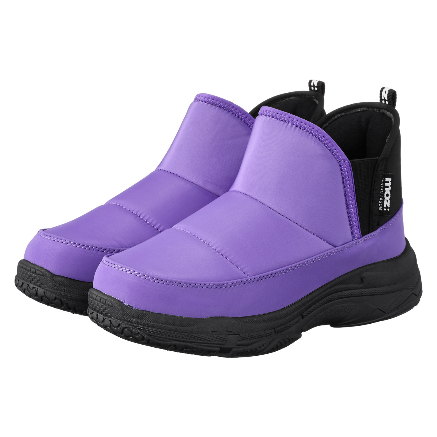 モズ はっ水・防水・軽量！ ワンステップで履ける らくらく快適ブーツ