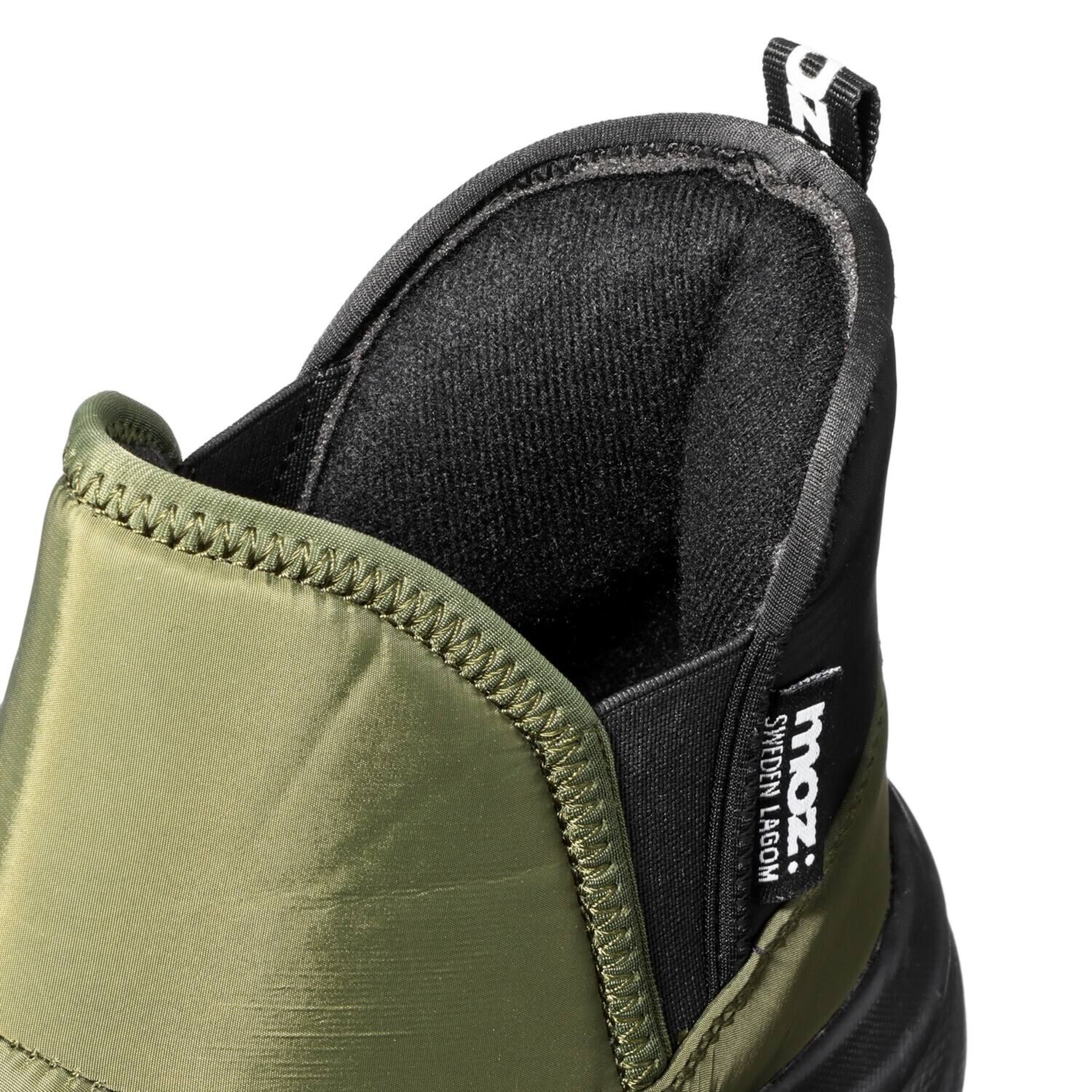 モズ はっ水・防水・軽量！ ワンステップで履ける らくらく快適ブーツ