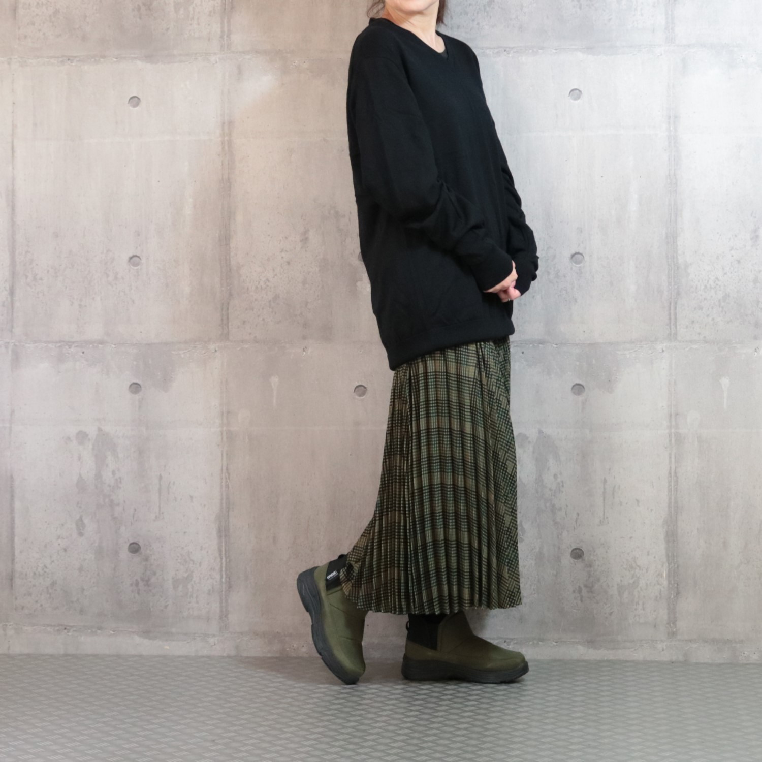 モズ はっ水・防水・軽量！ ワンステップで履ける らくらく快適ブーツ